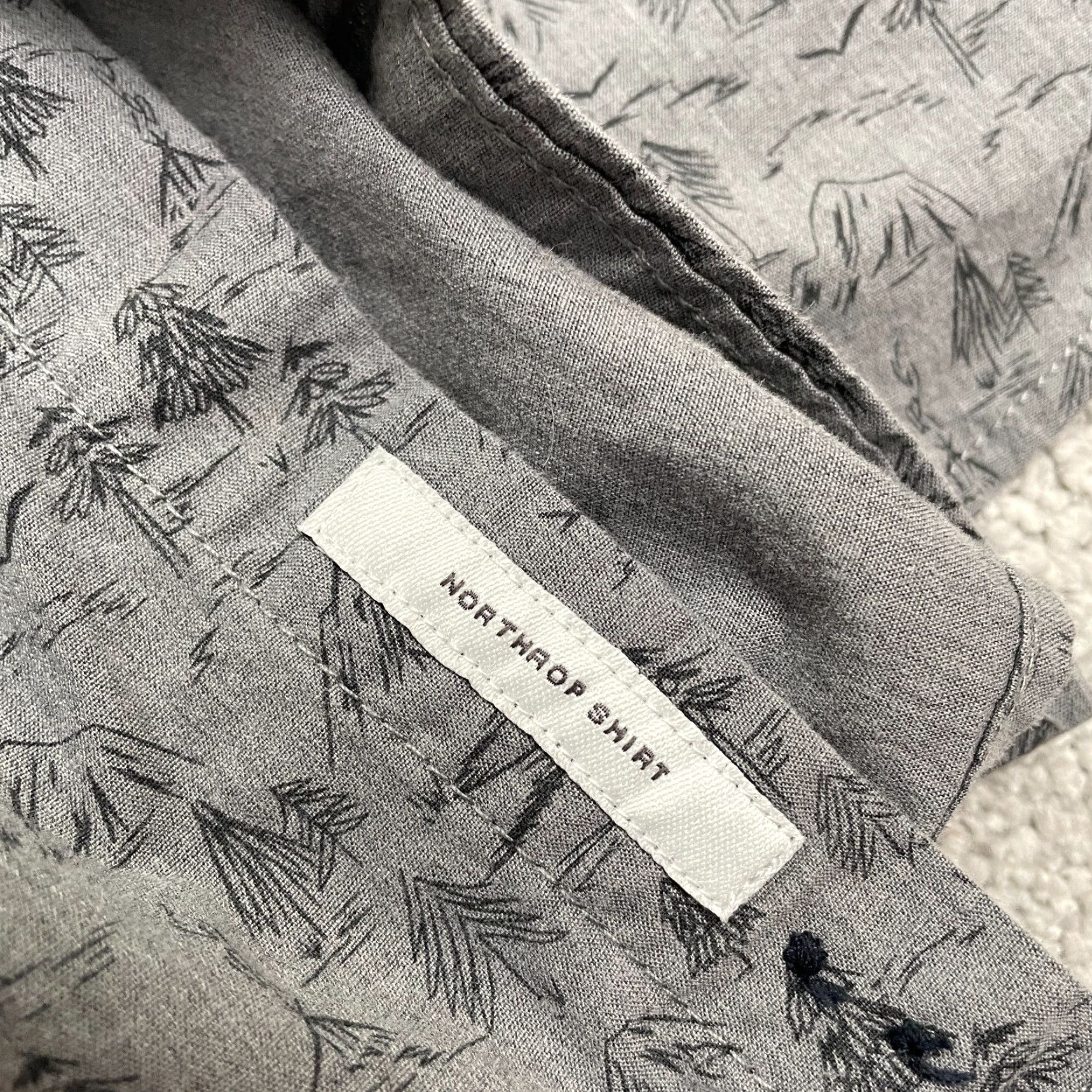 Vintage Goodfellow Northrop Slim Fit Shirt Mens 2XL Gray Patterned Long Sleeve Casual Shirt Size US XXL / EU 58 / 5 - 5 Thumbnail