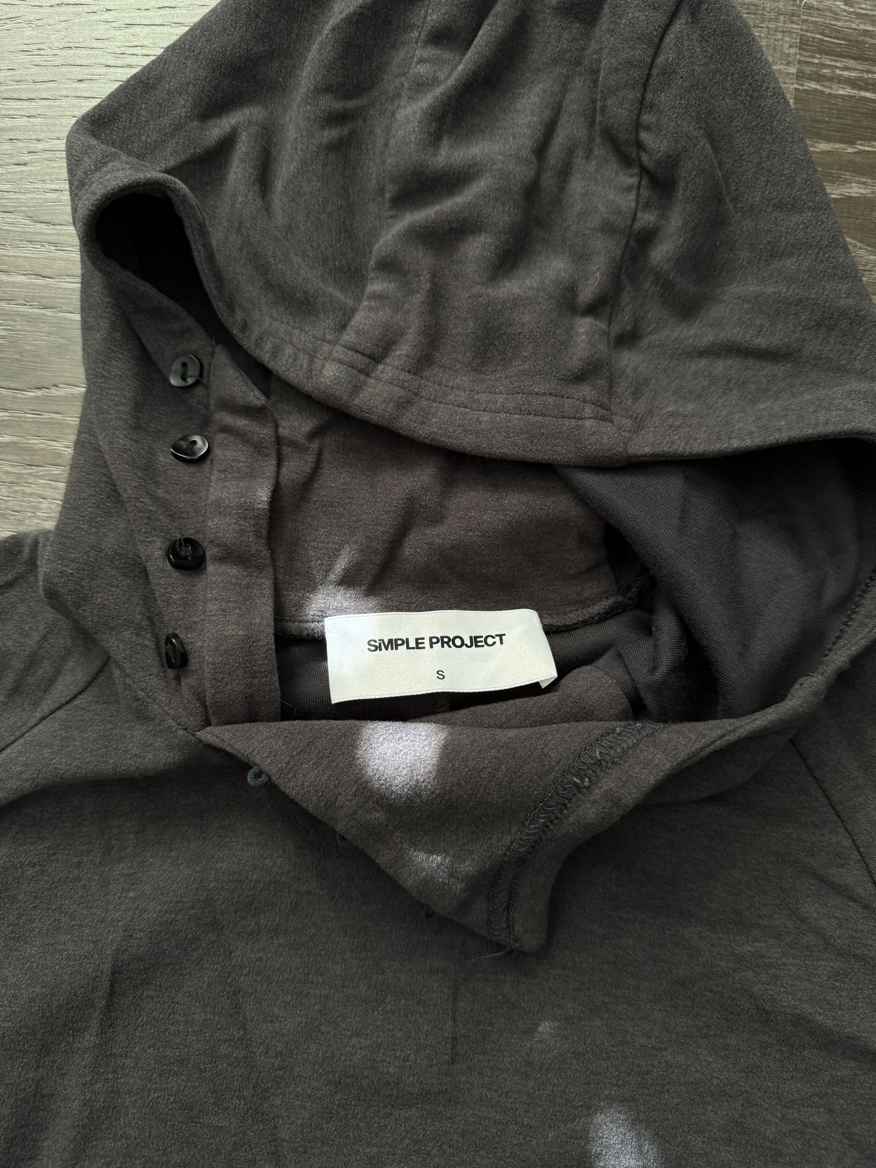 SIMPLE PROJECT 🥷🏼 Slit Collar Hoodie Size US S / EU 44-46 / 1 - 3 Thumbnail
