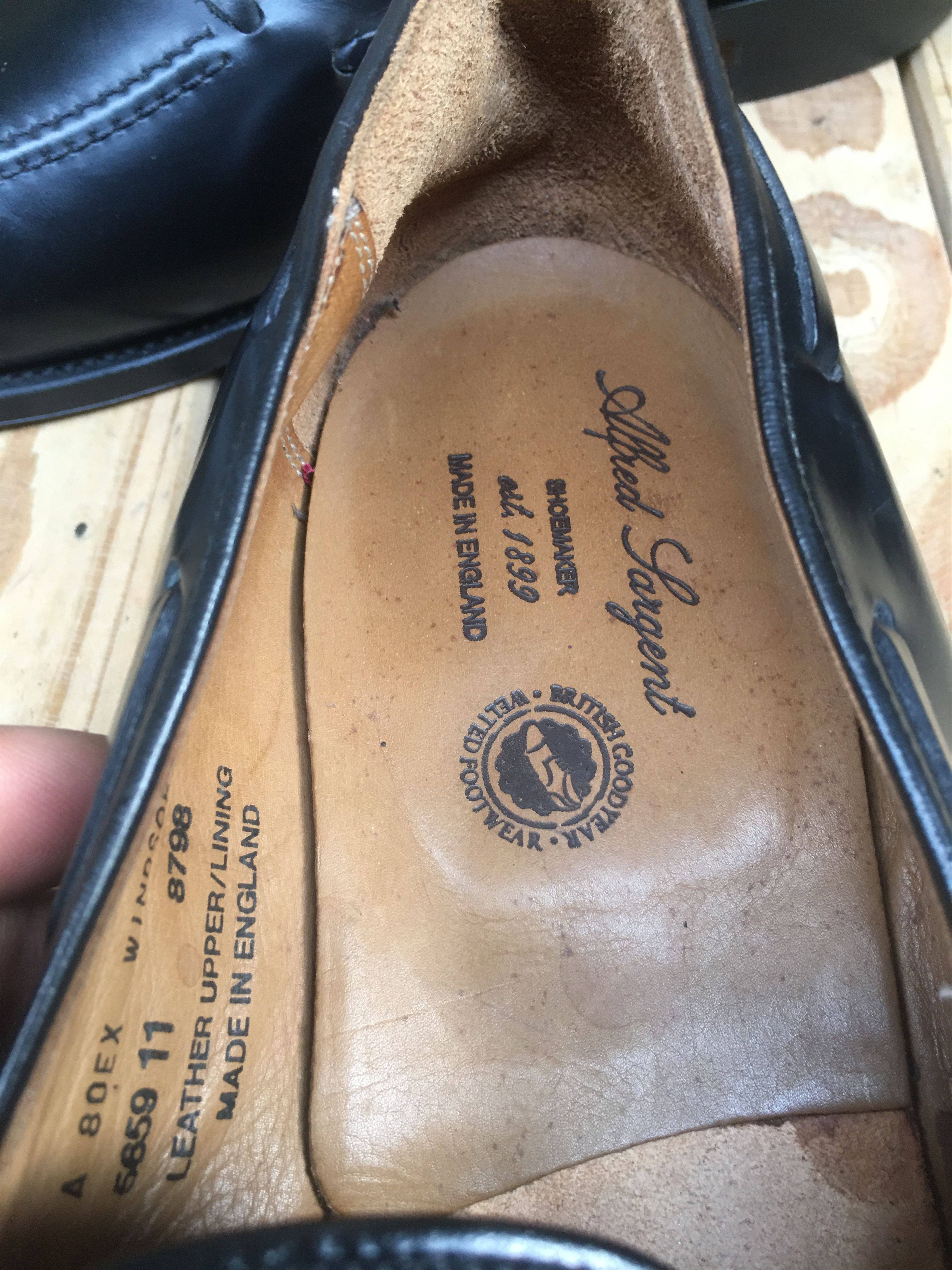 Alfred Sargent Alfred Sargent black Slip On Tassled Loafers Size US 12 Size US 12 / EU 45 - 12 Thumbnail