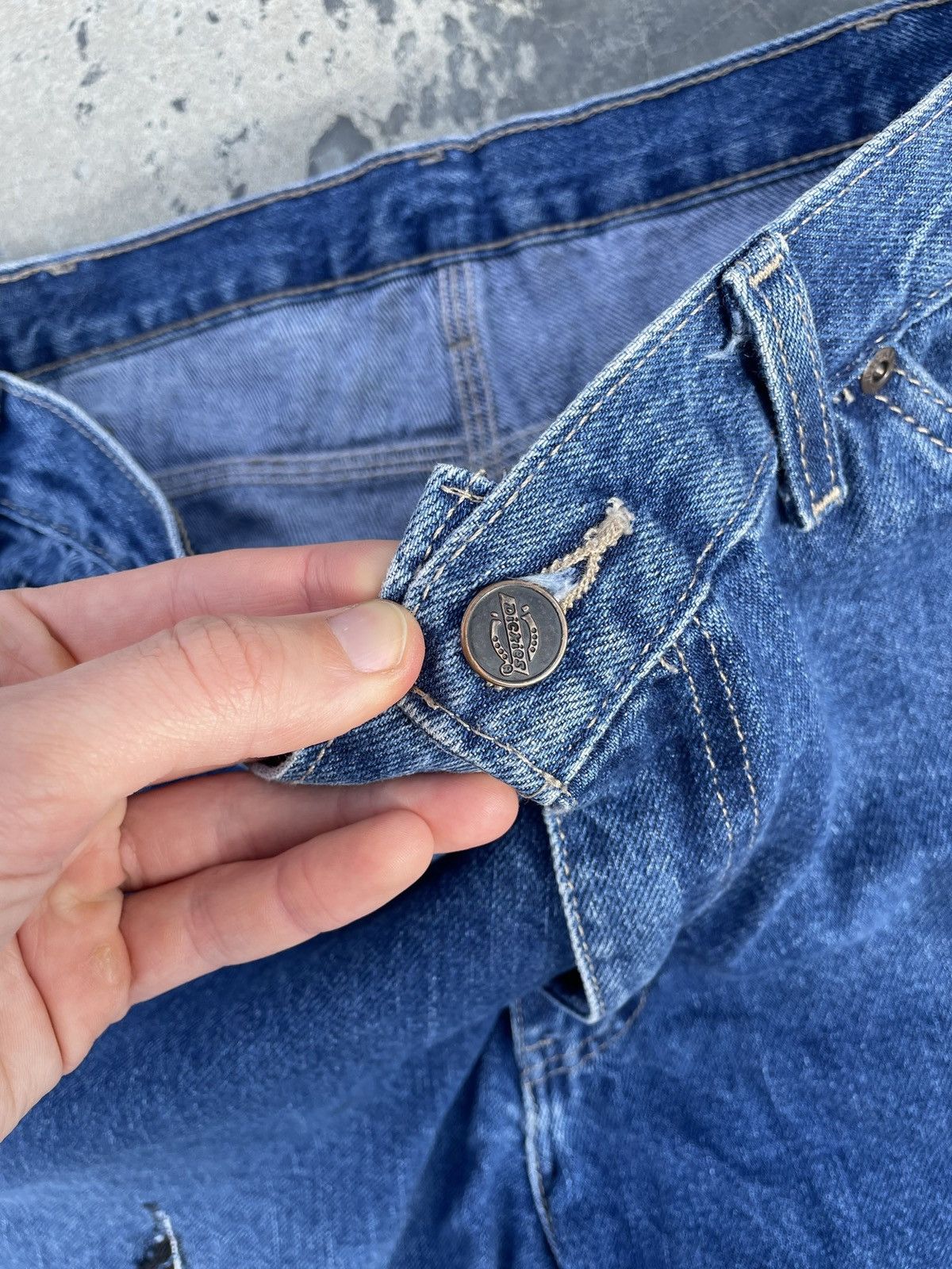 Vintage Vintage Dickies Y2K CRAZY Carpenter Denim Skateboards Pants Size US 32 / EU 48 - 6 Thumbnail