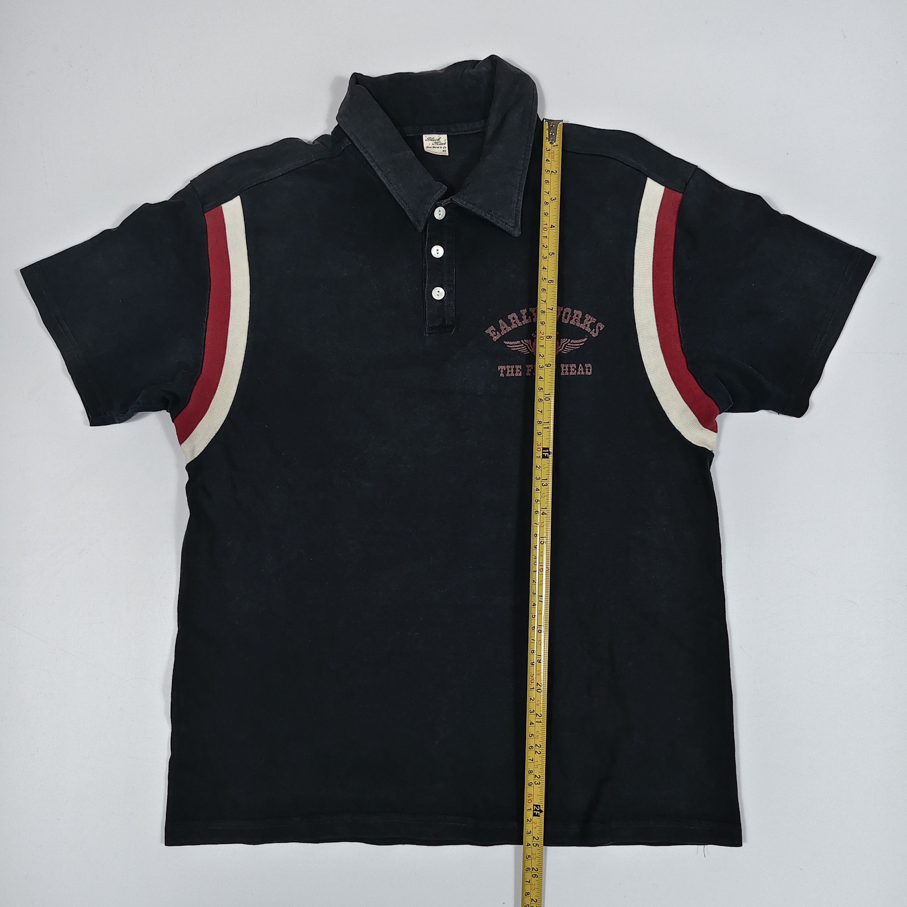 The Flat Head Vintage The Flat Head Early Works Bowling Black Stripes #A Size US M / EU 48-50 / 2 - 7 Thumbnail