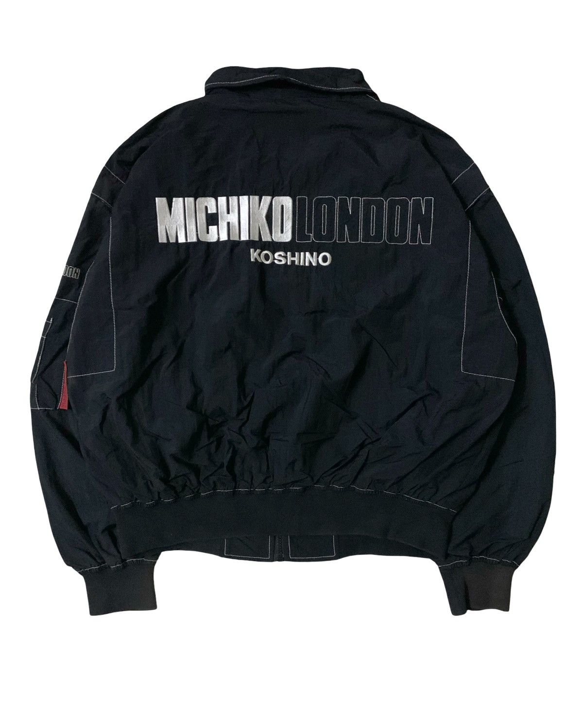 Michiko Koshino London 💥Vintage 90s Michiko London Koshino Bomber Size US L / EU 52-54 / 3 - 3 Thumbnail