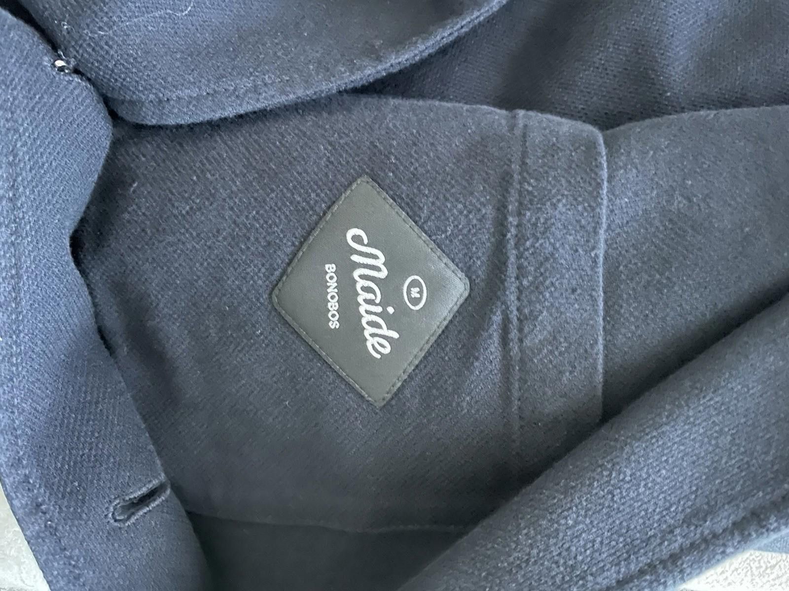 Bonobos Bonobos Maide M Navy Pique Cotton Golf Blazer Jacket Size 38R - 3 Thumbnail