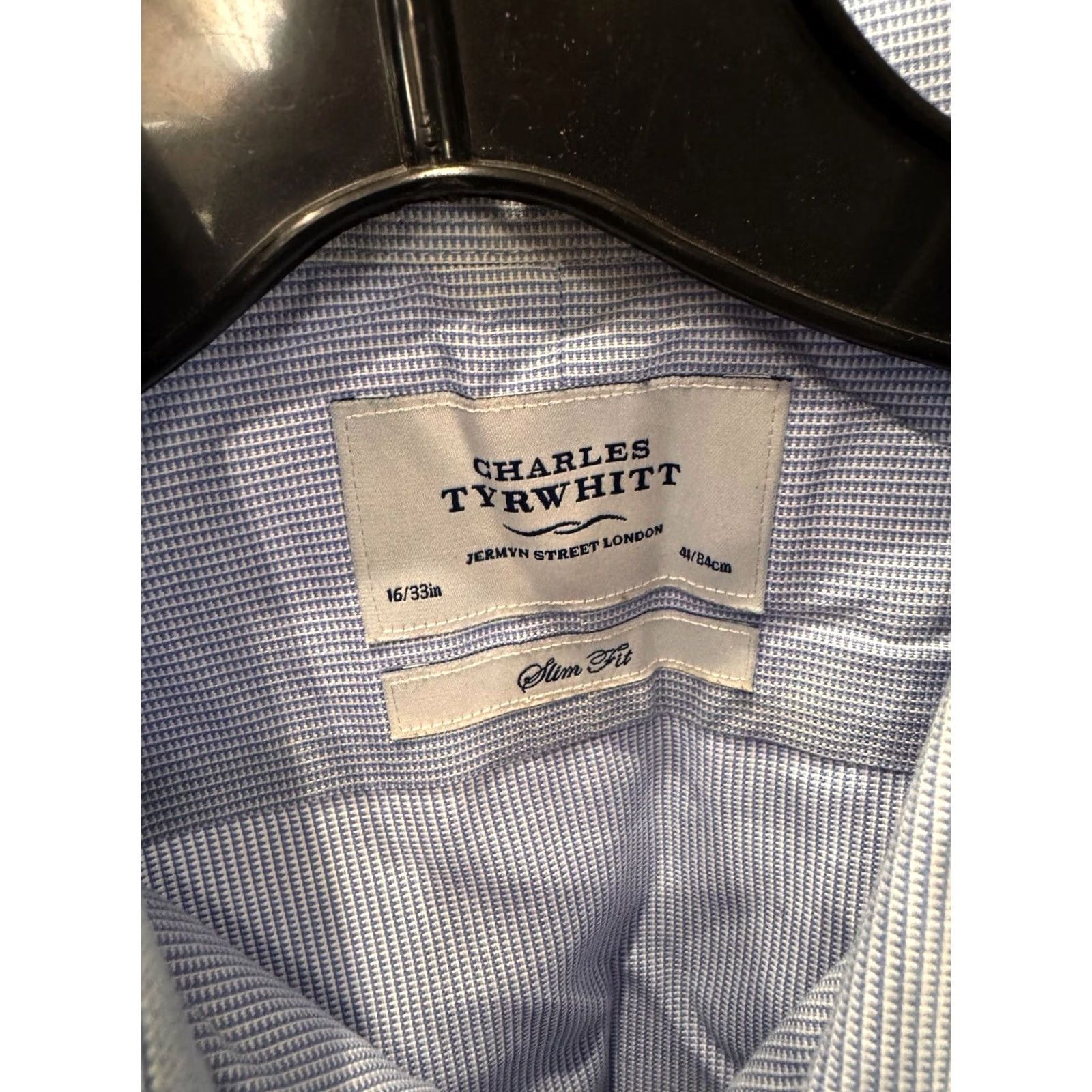 Charles Tyrwhitt Charles Tyrwhitt Blue LONG SLEEVE SHIRT Large L 16 x 33 Slim Shirt Mens Blue Long Sleeve Shirt Large L 16 x 33 Slim Size US L / EU 52-54 / 3 - 2 Thumbnail