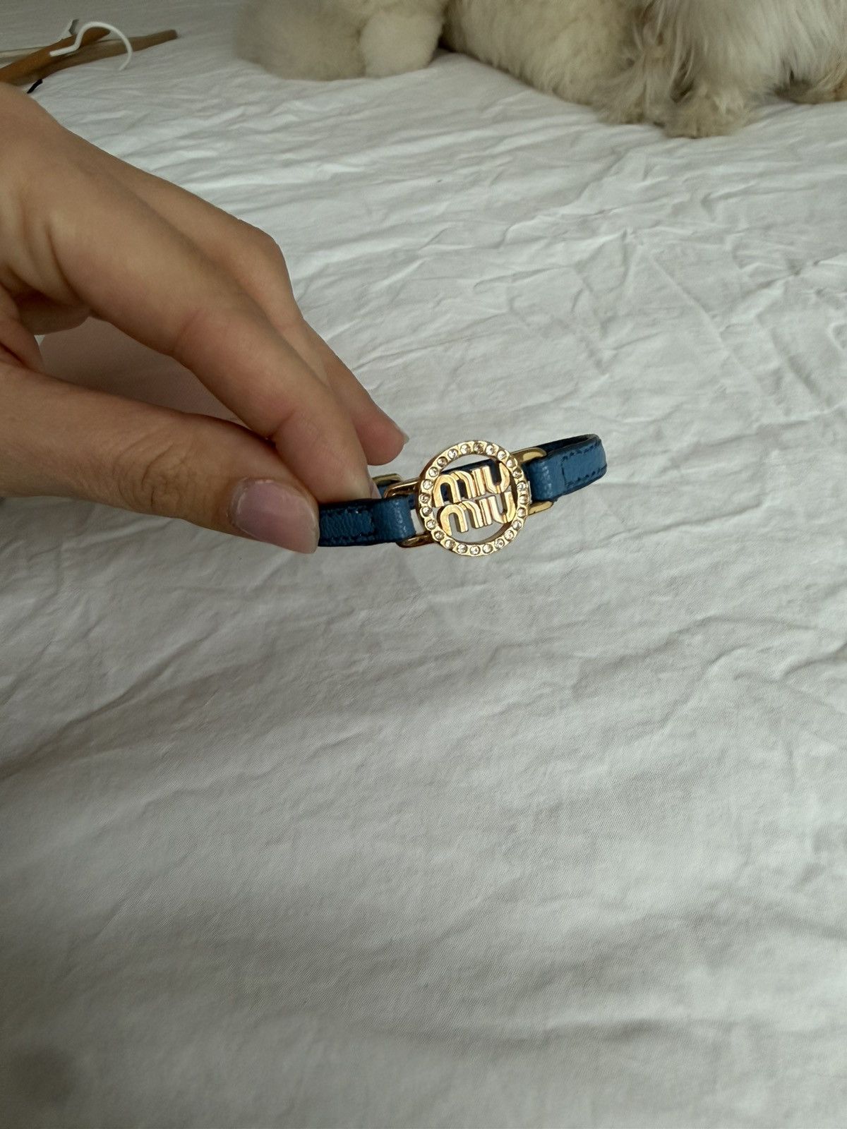 Miu Miu Miu Miu Madras Blue Bracelet Size ONE SIZE - 3 Thumbnail