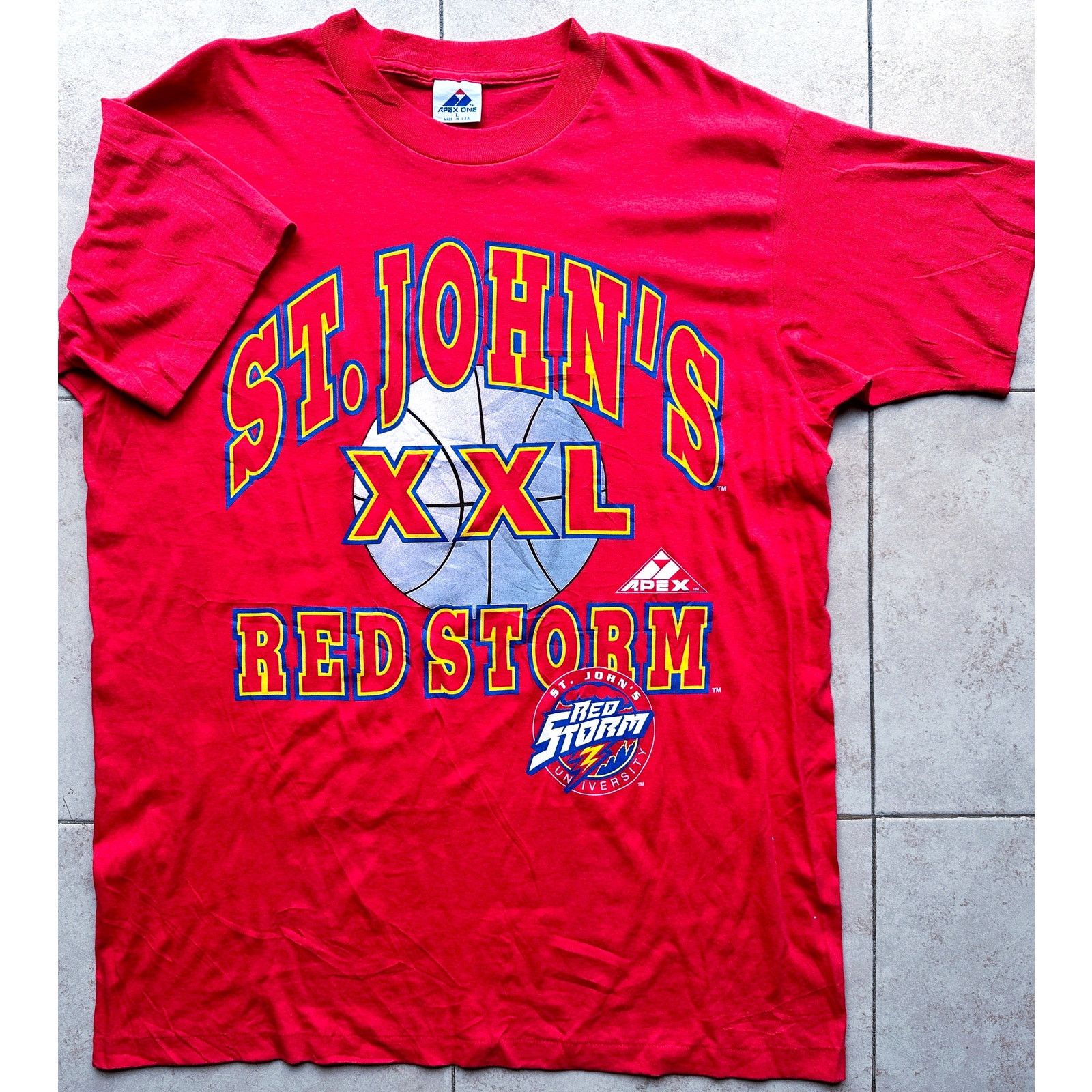NCAA × Starter St John's Red Storm 90s APEX tee L NCAA basketball vintage Size US L / EU 52-54 / 3 - 4 Thumbnail