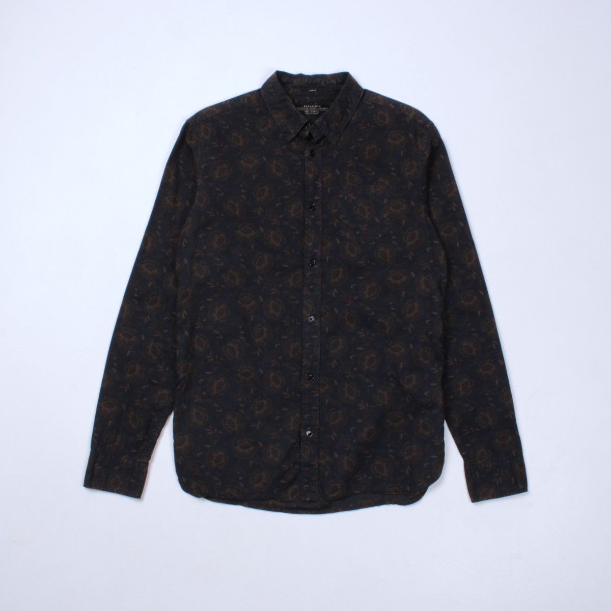 Allsaints × Designer ALLSAINTS Ashbury Long Sleeve Floral Button Down Shirt Size US XS / EU 42 / 0 - 4 Thumbnail