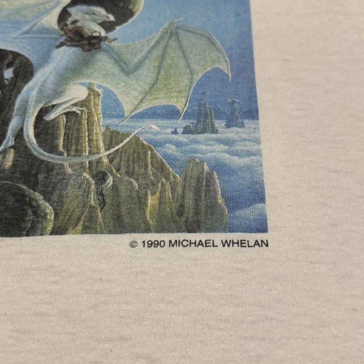 Vintage 1990 Michael Whelan Science Fiction Book Club Shirt Men's XL Size US XL / EU 56 / 4 - 3 Thumbnail