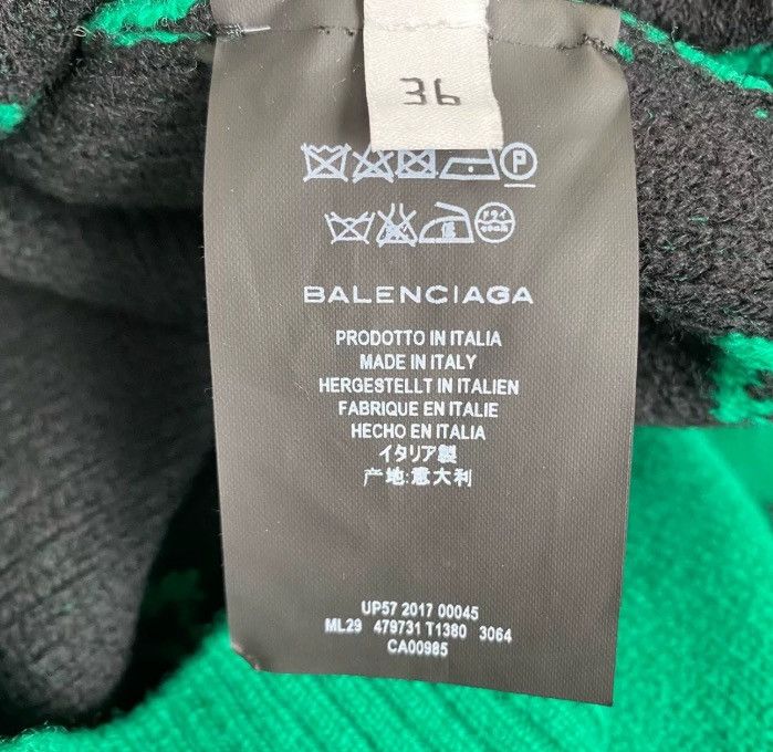 Balenciaga Balenciaga green barrage printed sweater2412-Nextarrow Size US M / EU 48-50 / 2 - 4 Thumbnail