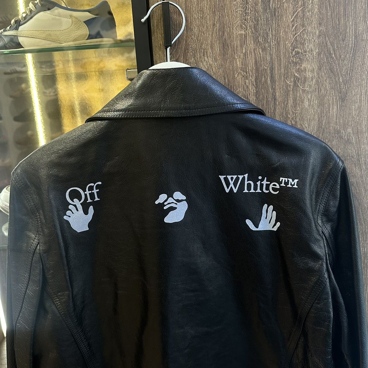 Off-White Off white leather jacket rare Size US M / EU 48-50 / 2 - 7 Thumbnail