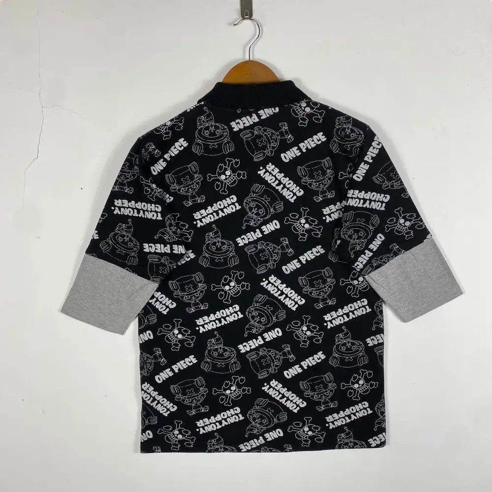 Anime Vintage ONE PIECE Tony Tony Chopper Anime Double Layer Polo Size US L / EU 52-54 / 3 - 4 Thumbnail