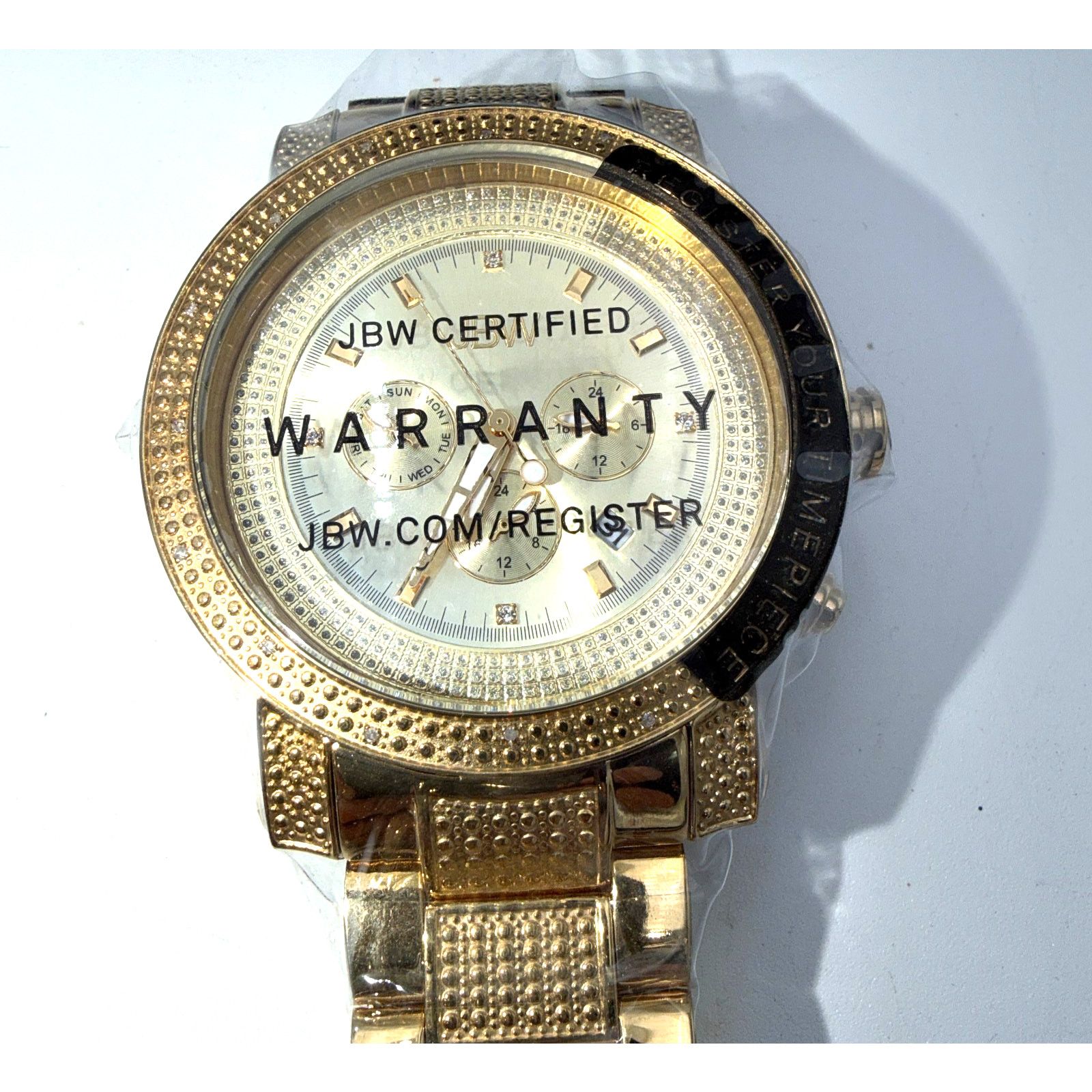 JBW JBW Victor Watch Men 16 Diamond Quartz Chronograph JB-8102-F Size ONE SIZE - 3 Thumbnail