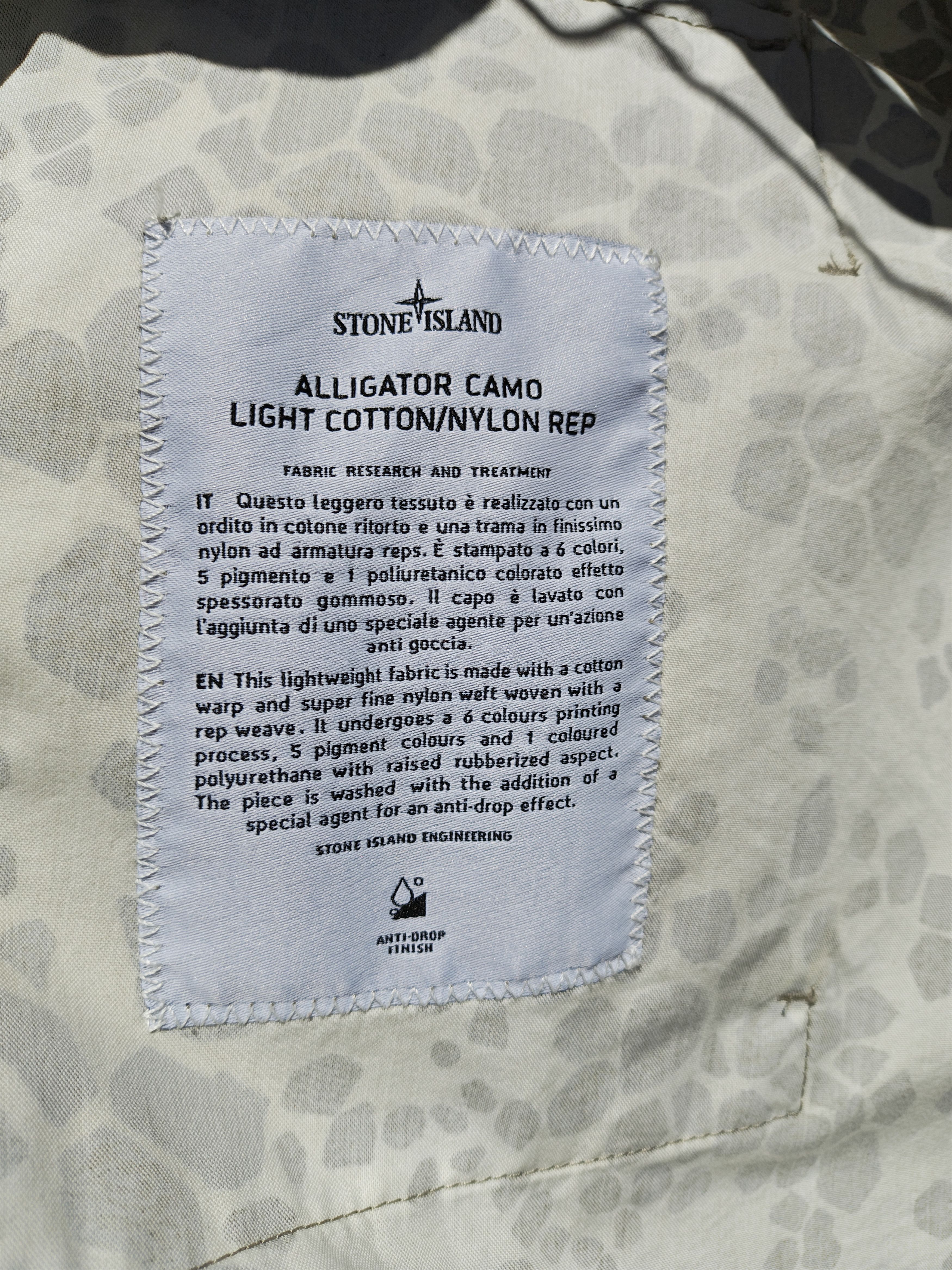 Stone Island Stone Island Alligator Camo Size US M / EU 48-50 / 2 - 4 Thumbnail