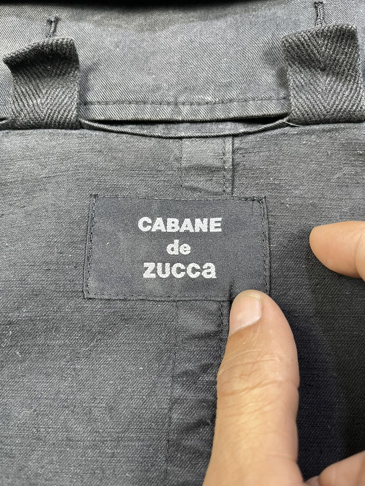 CABANE de ZUCCa Cabane De Zucca Scuba Hoodie Assymetrical Zipper Size US M / EU 48-50 / 2 - 15 Thumbnail