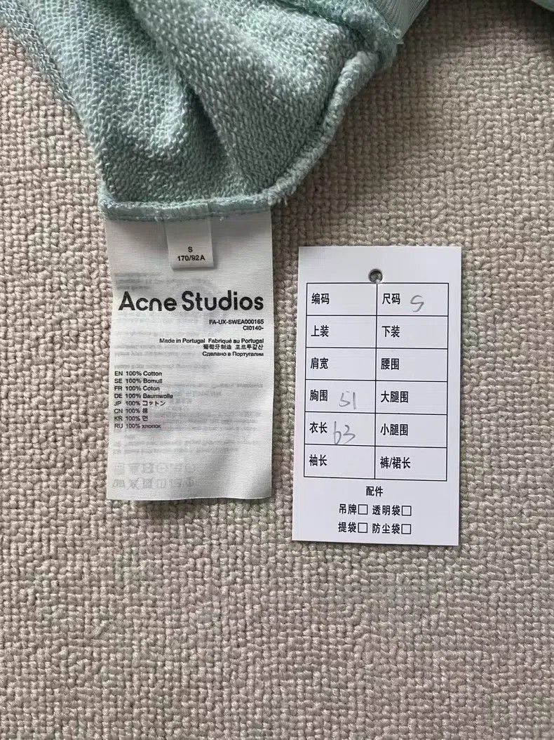 Acne Studios Acne Studios Face expression print logo long sleeve crewne Size S / US 4 / IT 40 - 4 Thumbnail