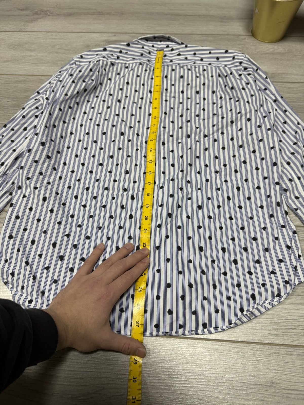 Comme des Garcons Homme Plus CDG Homme Plus polka dot vintage striped shirt comme des Size US S / EU 44-46 / 1 - 11 Thumbnail