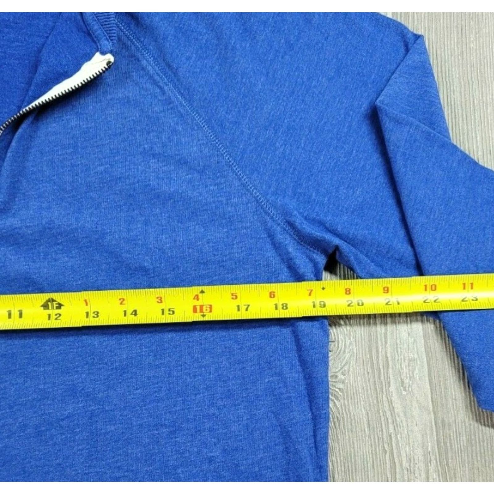 New Era New Era Mens Small Pullover Sweatshirt 1/4 Zip Royal Blue Crew Long Sleeve Size US S / EU 44-46 / 1 - 8 Thumbnail