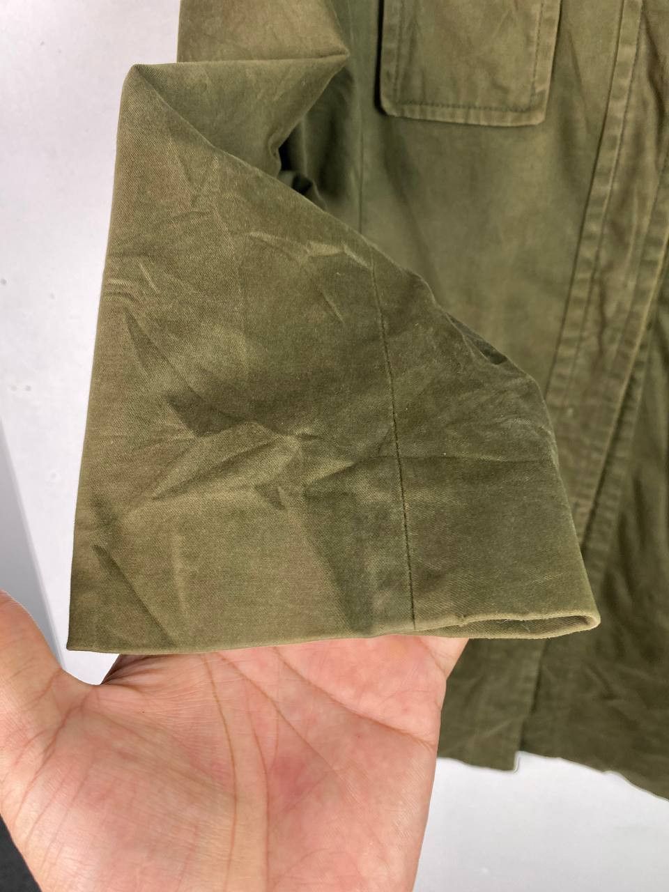 Japanese Brand naoko hamajima green army jacket faux fur collar Size M / US 6-8 / IT 42-44 - 5 Thumbnail