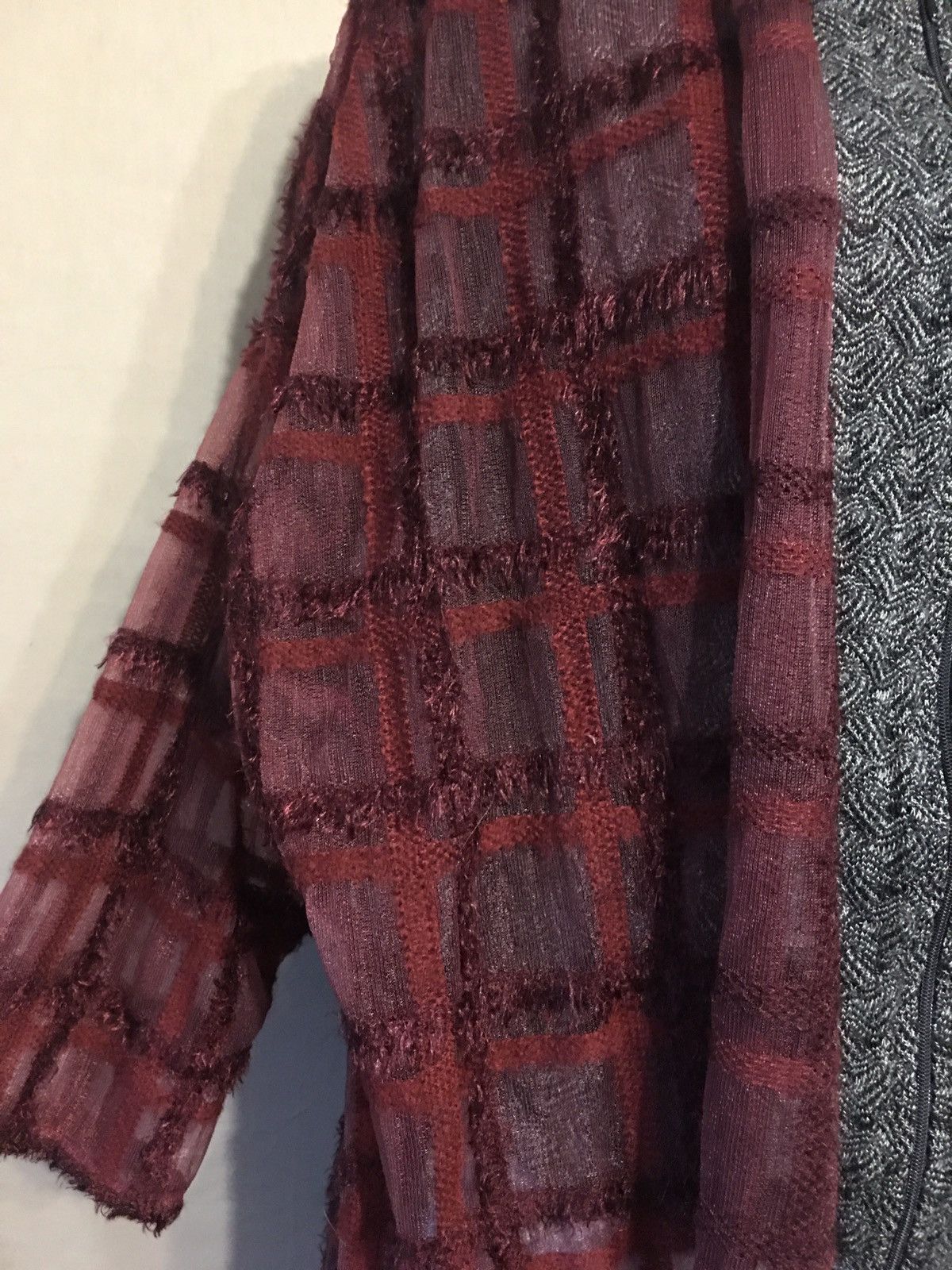OSKA ISCHIKO by OSKA Burgundy Cardigan Tunic Size EU 40 US 10 Size L / US 10 / IT 46 - 6 Thumbnail