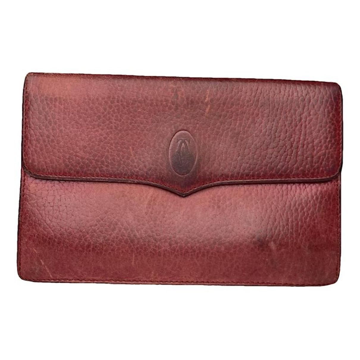 Cartier Burgundy Leather Wallet Size ONE SIZE - 1 Thumbnail