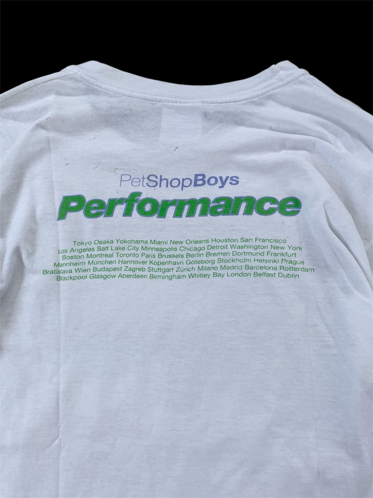 Band Tees 1991 Vintage Pet Shop Boys Performance Tour Tee Size US L / EU 52-54 / 3 - 3 Thumbnail