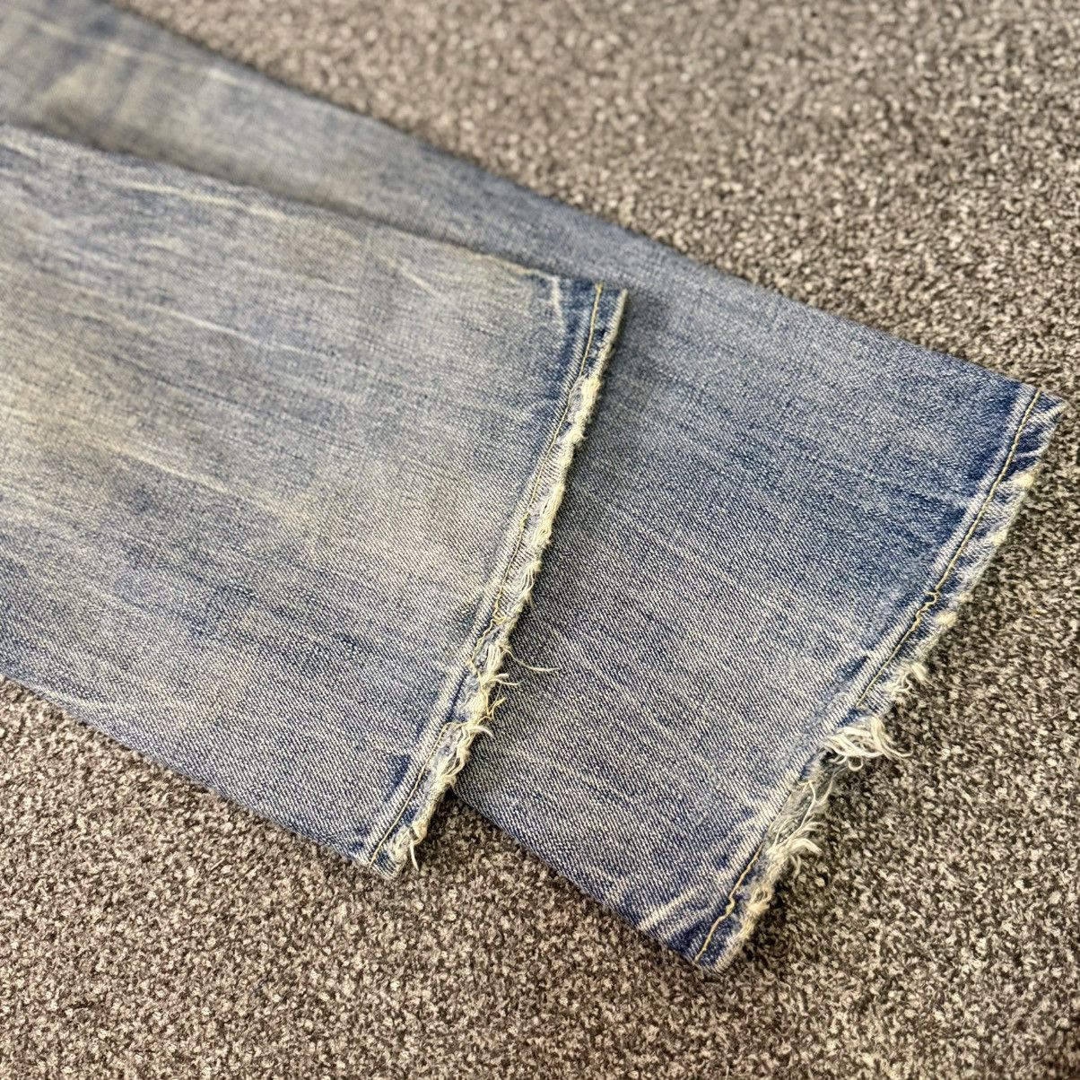 Seditionaries 🔥🔥 Distressed 2009 Gap Slim Fit Boot Thrashed Denim Size US 30 / EU 46 - 10 Thumbnail