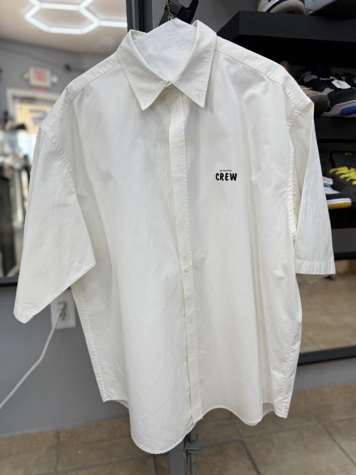 Balenciaga Size 39 - Balenciaga White Button Down Men’s 100% Authentic Size US XL / EU 56 / 4 - 4 Thumbnail