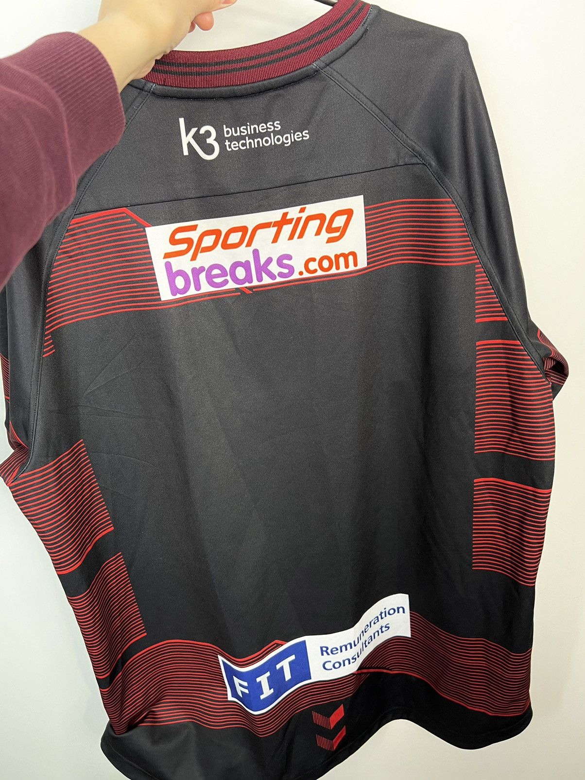 Hummel Wigan Warriors Away Rugby 2020 XL Hummel Camiseta England Size US XL / EU 56 / 4 - 5 Thumbnail