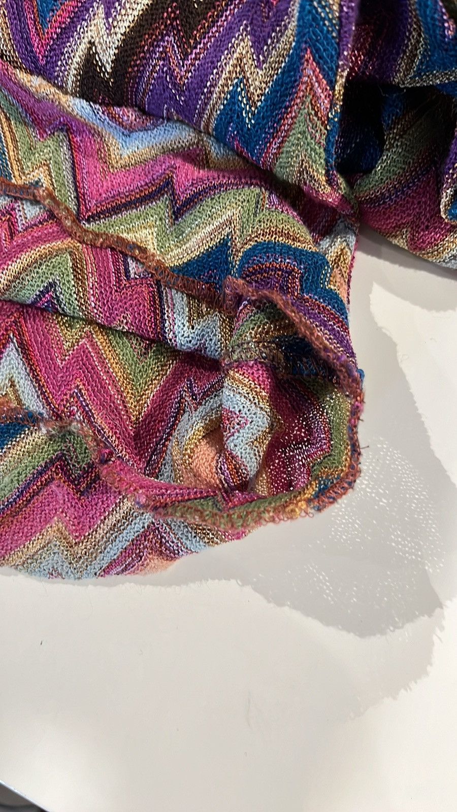 Missoni Missoni Pink Knit Chevron Pants Size 27" / US 4 / IT 40 - 8 Thumbnail