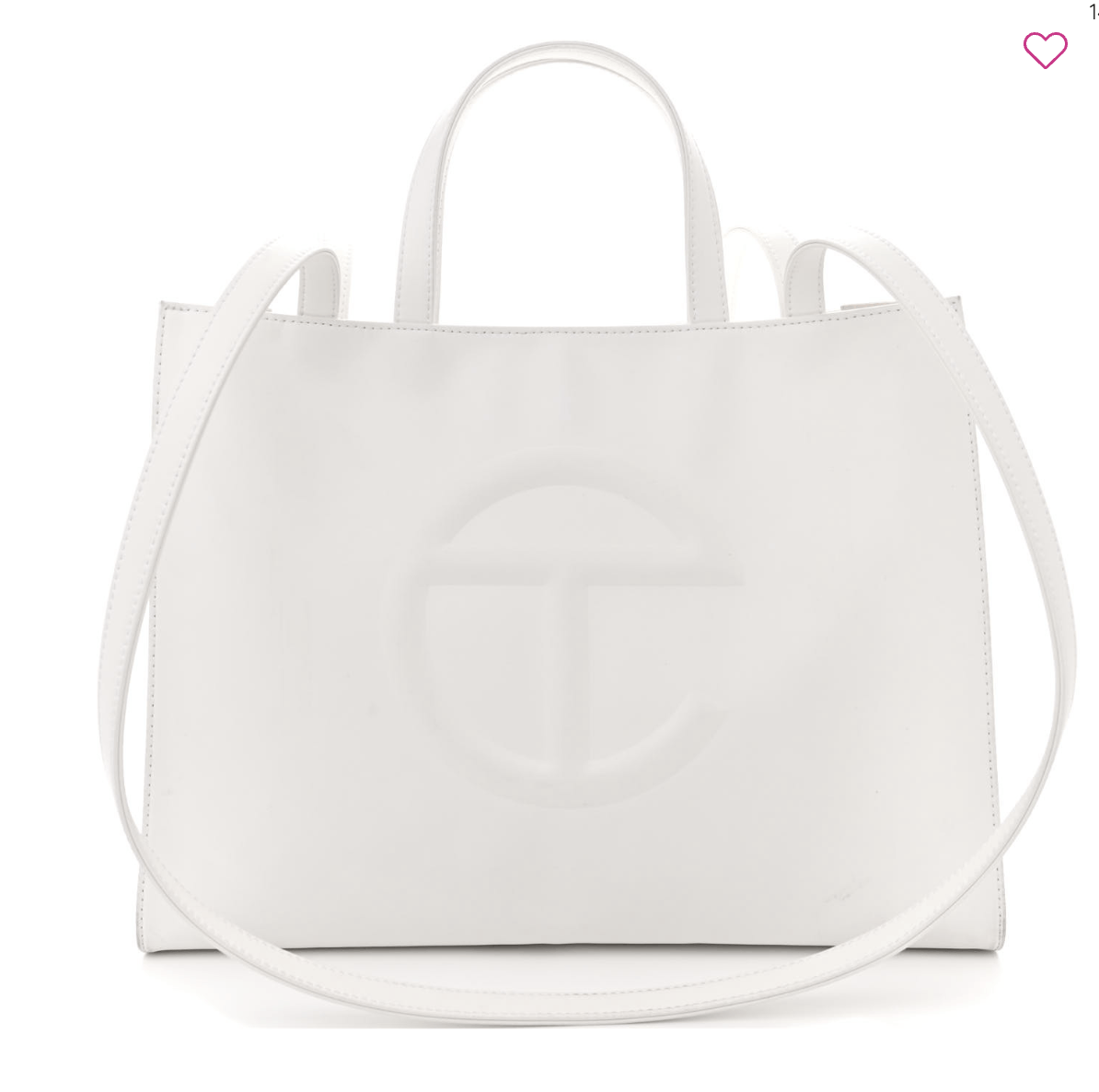 Telfar Telfar Medium White Shopping Bag Tote Size ONE SIZE - 4 Thumbnail
