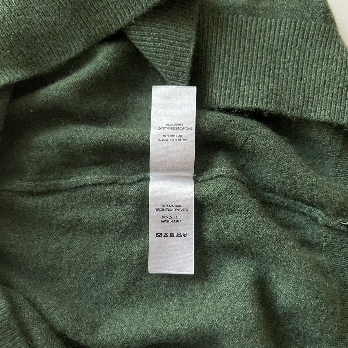 Supreme Supreme Cashmere Sweater Green XL Size US XL / EU 56 / 4 - 8 Thumbnail