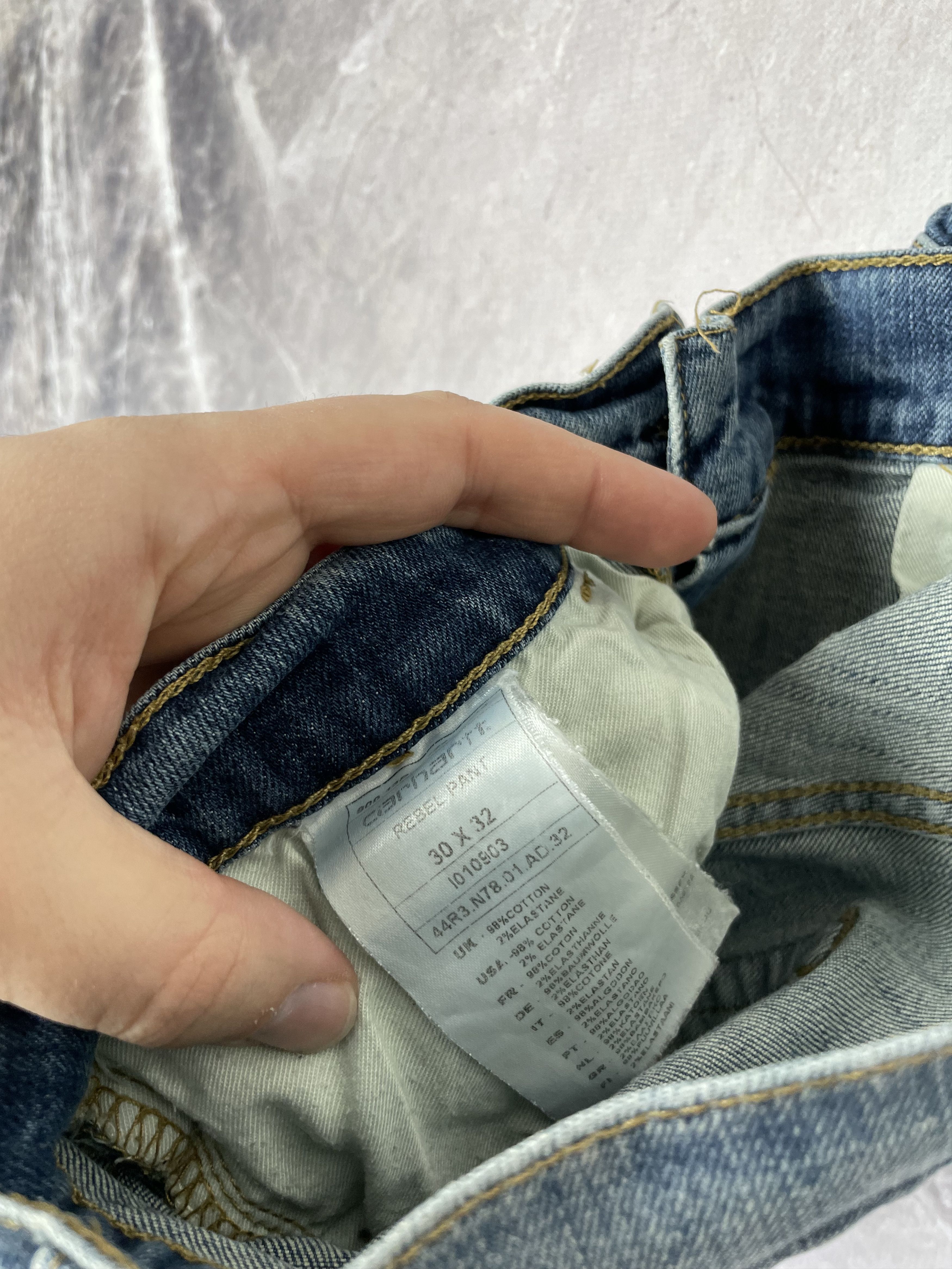 Carhartt Wip Carhartt WIP Vintage Mens Jeans Denim Pants Size US 30 / EU 46 - 7 Thumbnail