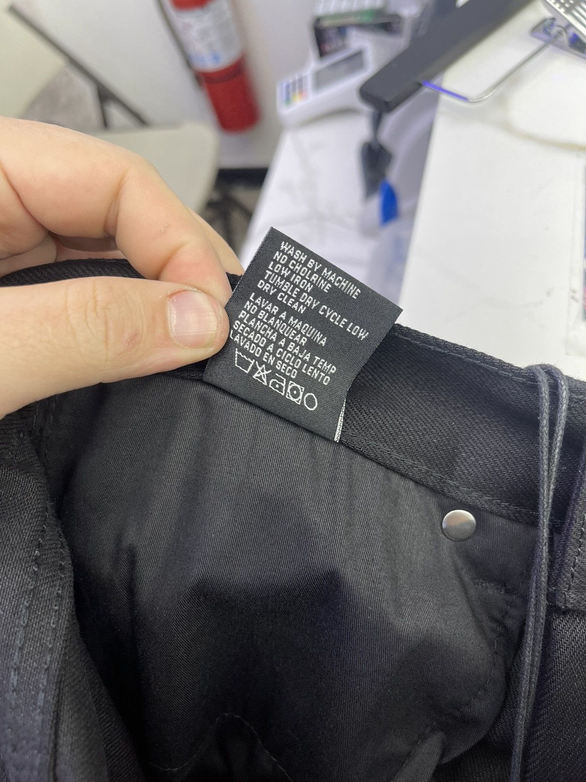 LOSTSHDWS Lost Shdws Denim jeans ( black/cream) Size US 30 / EU 46 - 5 Thumbnail
