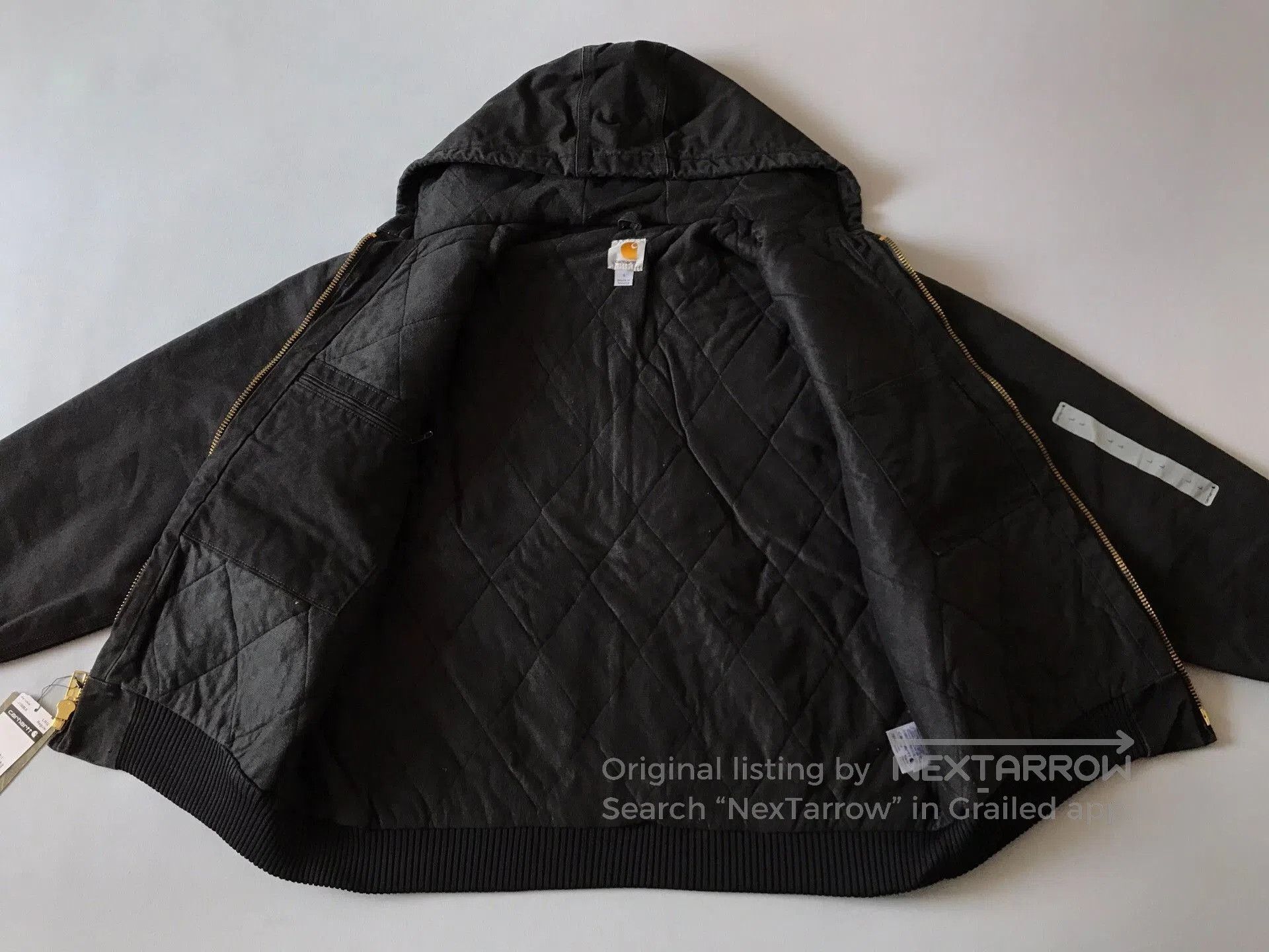 Carhartt Carhartt J130 Hooded Canvas Jacket. Size US L / EU 52-54 / 3 - 3 Thumbnail