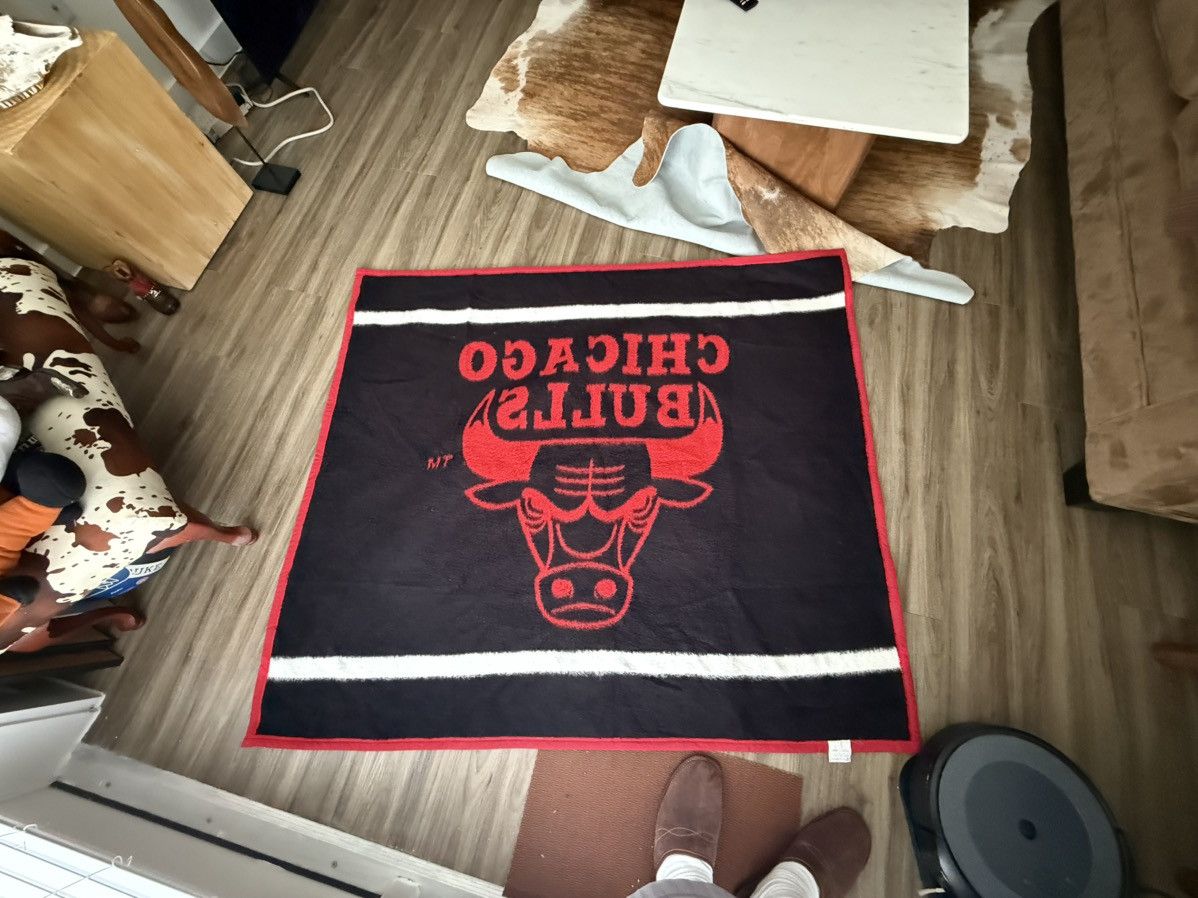 Other Vintage Biederlack Chicago Bulls Throw Blanket 56x78 Size ONE SIZE - 3 Thumbnail