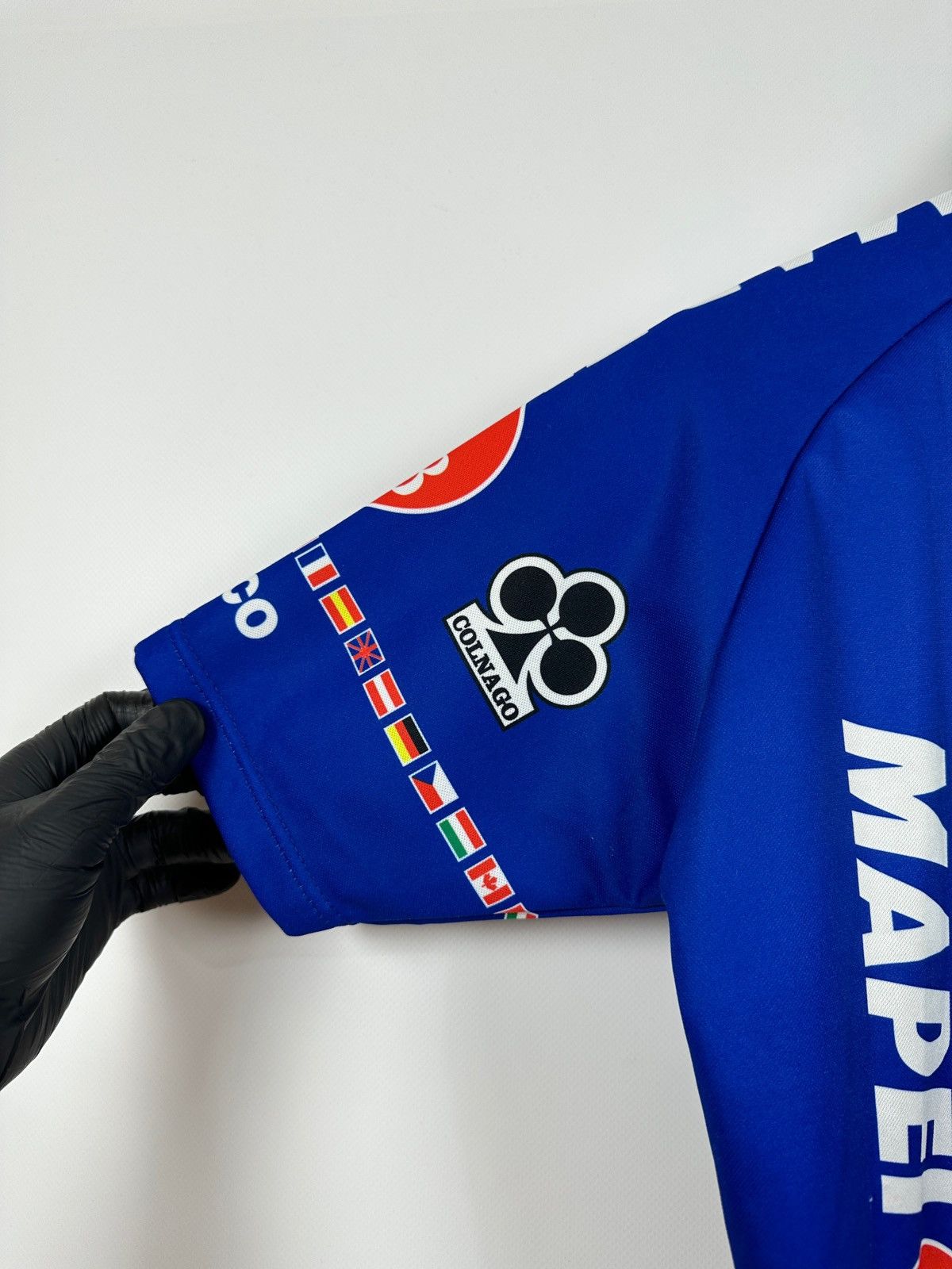 Vintage 1997 Vintage Mapei GB Paris-Roubaix Cycling Jersey Size US XL / EU 56 / 4 - 18 Thumbnail
