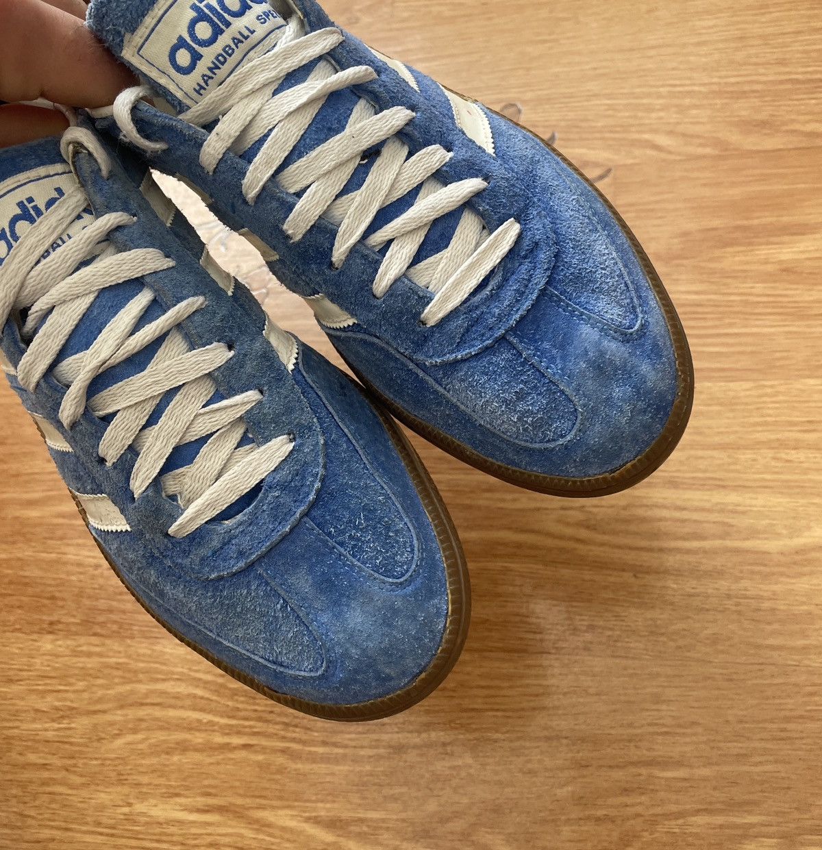 Adidas Vintage Adidas Spezial Blue white Sneakers Size US 9.5 / EU 42-43 - 5 Thumbnail