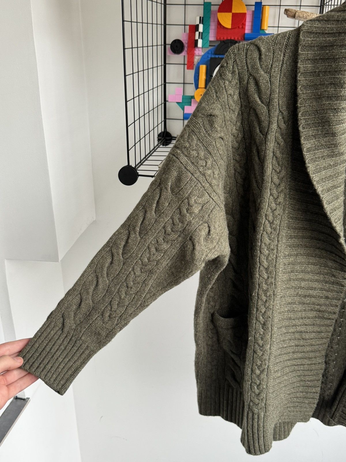 Polo Ralph Lauren Polo RL Cable Knit Cardigan Kimono Sweater Size US S / EU 44-46 / 1 - 3 Thumbnail