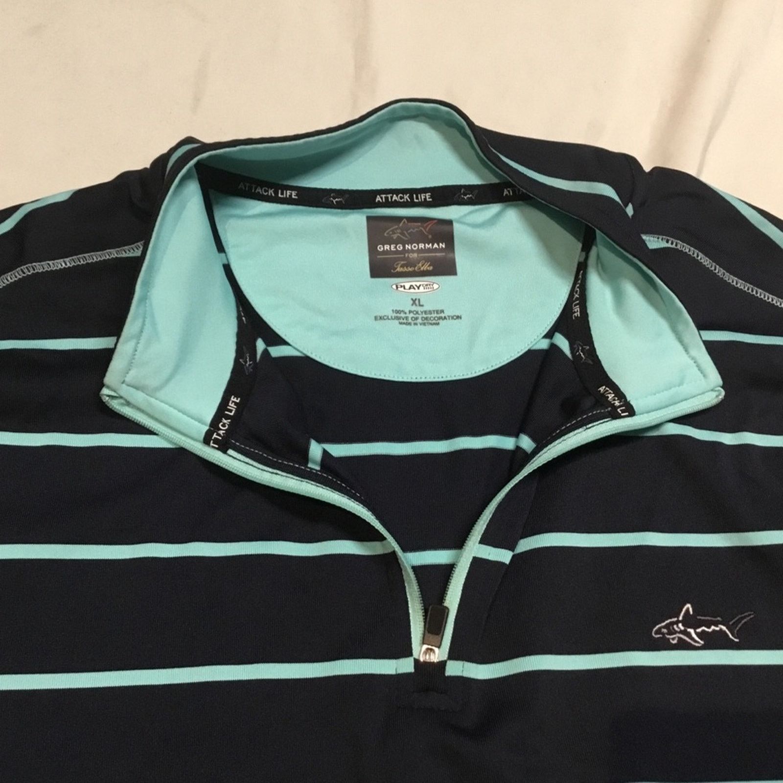 Greg Norman Greg Norman Attack Life 1/4 Zip Pullover Size US XL / EU 56 / 4 - 2 Thumbnail
