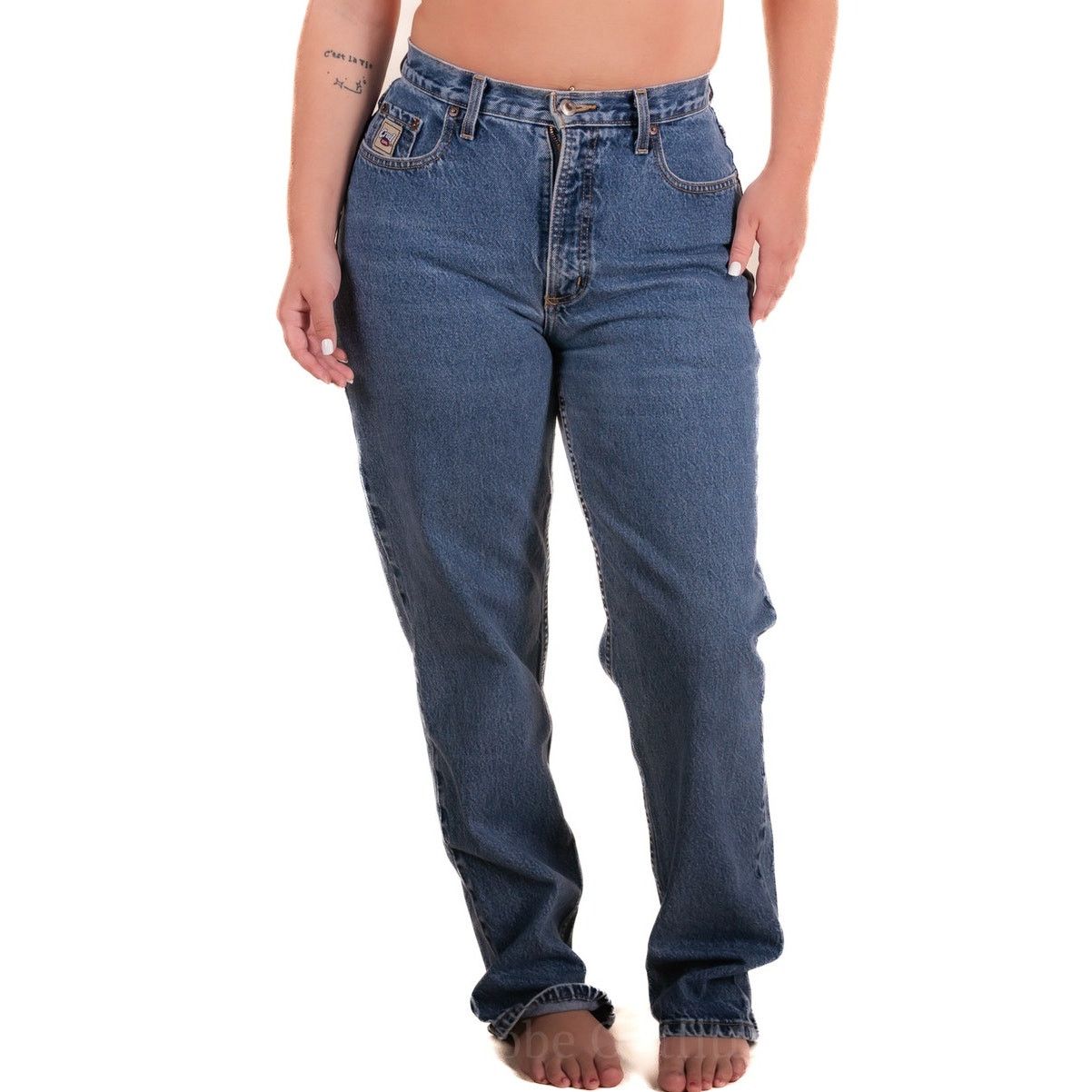 Vintage Vintage 90s Blue Jeans by Cruel Girl - 9 Size 29" - 1 Thumbnail