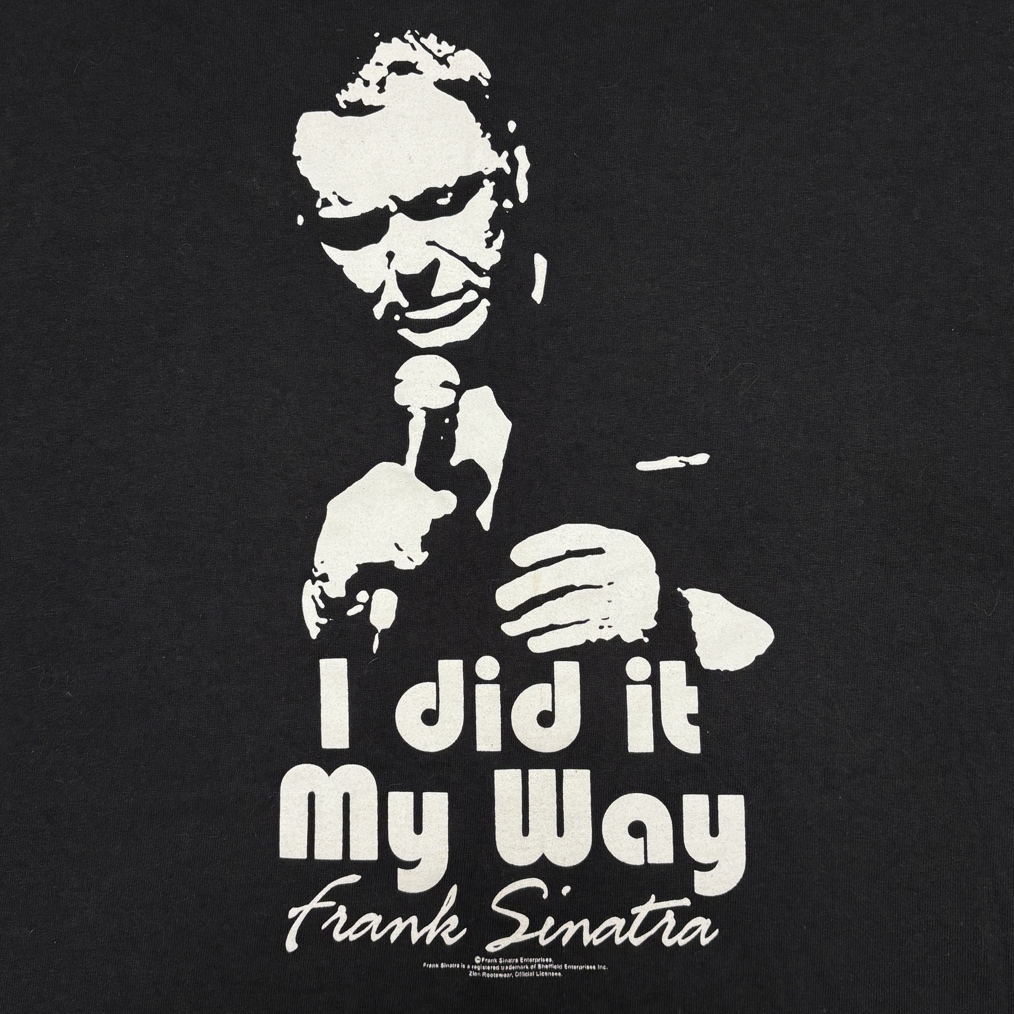 Band Tees Vintage Frank Sinatra Shirt Tour Concert Band Tee Jazz Size US L / EU 52-54 / 3 - 4 Thumbnail