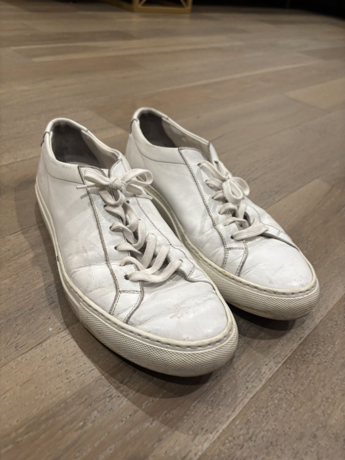 Common Projects Common Project Achilles Low White Sole - White Size 41 Size US 8 / EU 41 - 1 Thumbnail