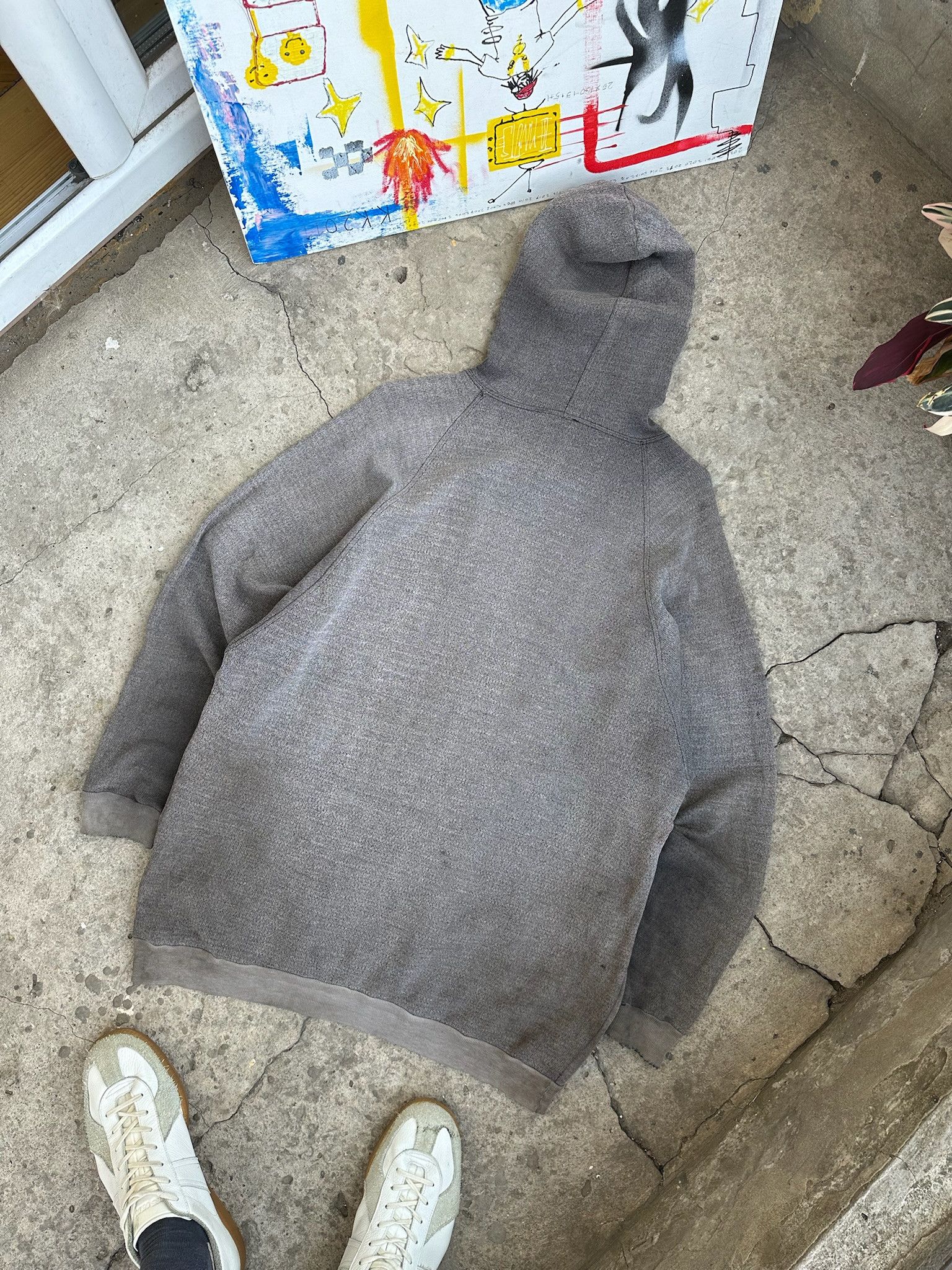 Other Perfect Faded distressed hoodie Han cuff 90s vintage Size US L / EU 52-54 / 3 - 5 Thumbnail