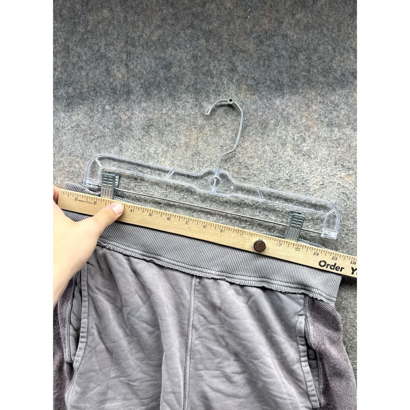 Free People Free People Shorts Womens Large Gray French Terry Sweat Lounge Gym Size 36" / US 14 / IT 50 - 6 Thumbnail