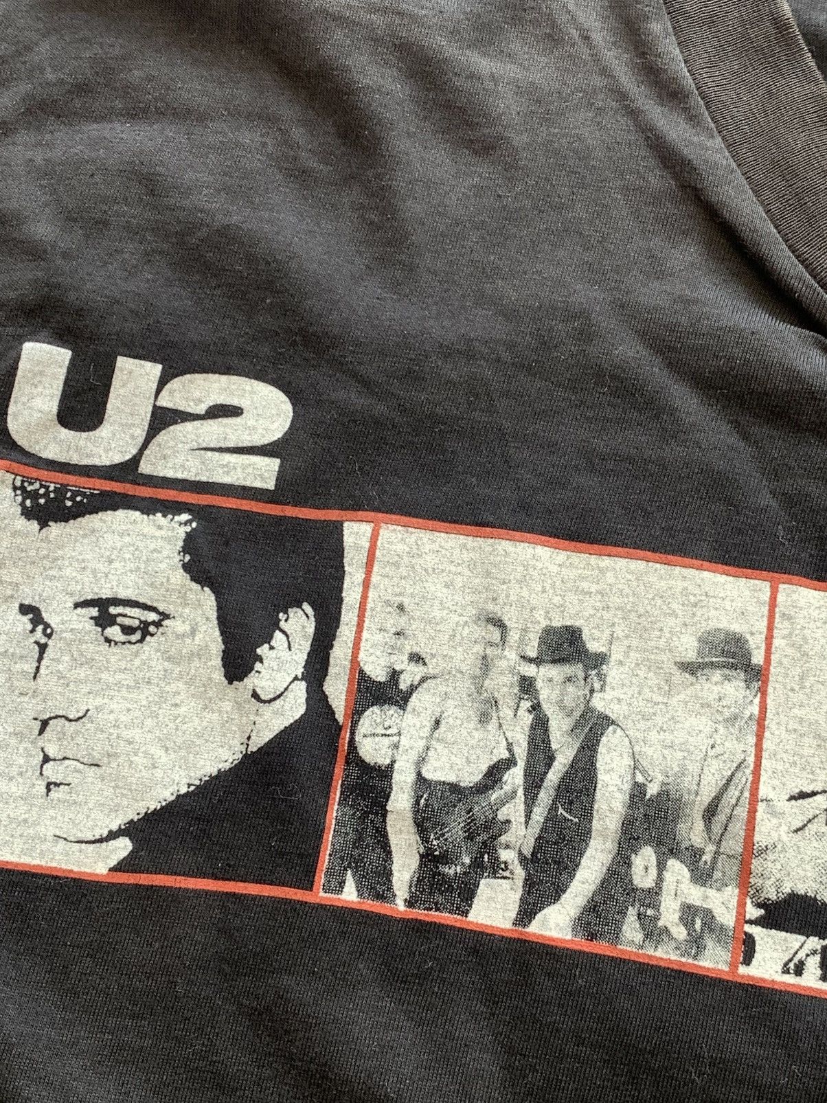 Band Tees 🔥VINTAGE U2 RATTLE AND HUM 1988 SINGLE STITCH T-SHIRT Size US S / EU 44-46 / 1 - 5 Thumbnail