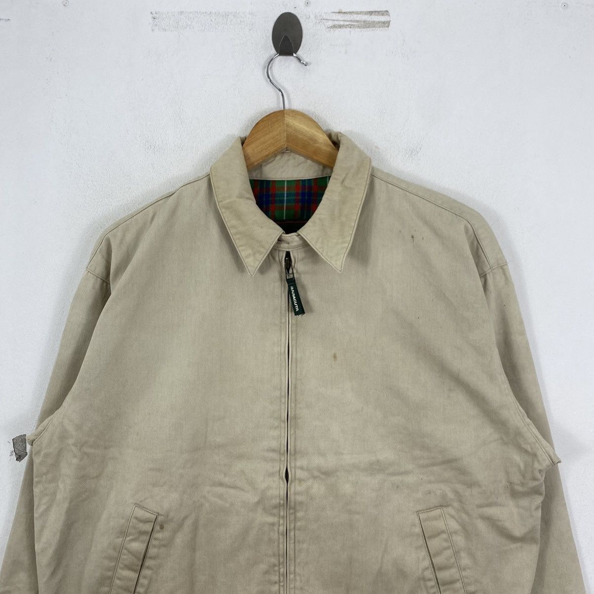 Baracuta Vintage 90s Baracuta Green Label Jacket Tan M Size US L / EU 52-54 / 3 - 3 Thumbnail