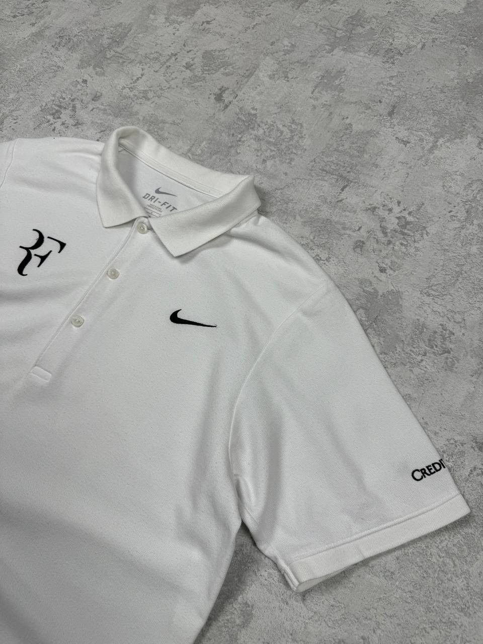 Nike Nike Roger Federer White Polo Embroidered Logo Size M Size US M / EU 48-50 / 2 - 4 Thumbnail
