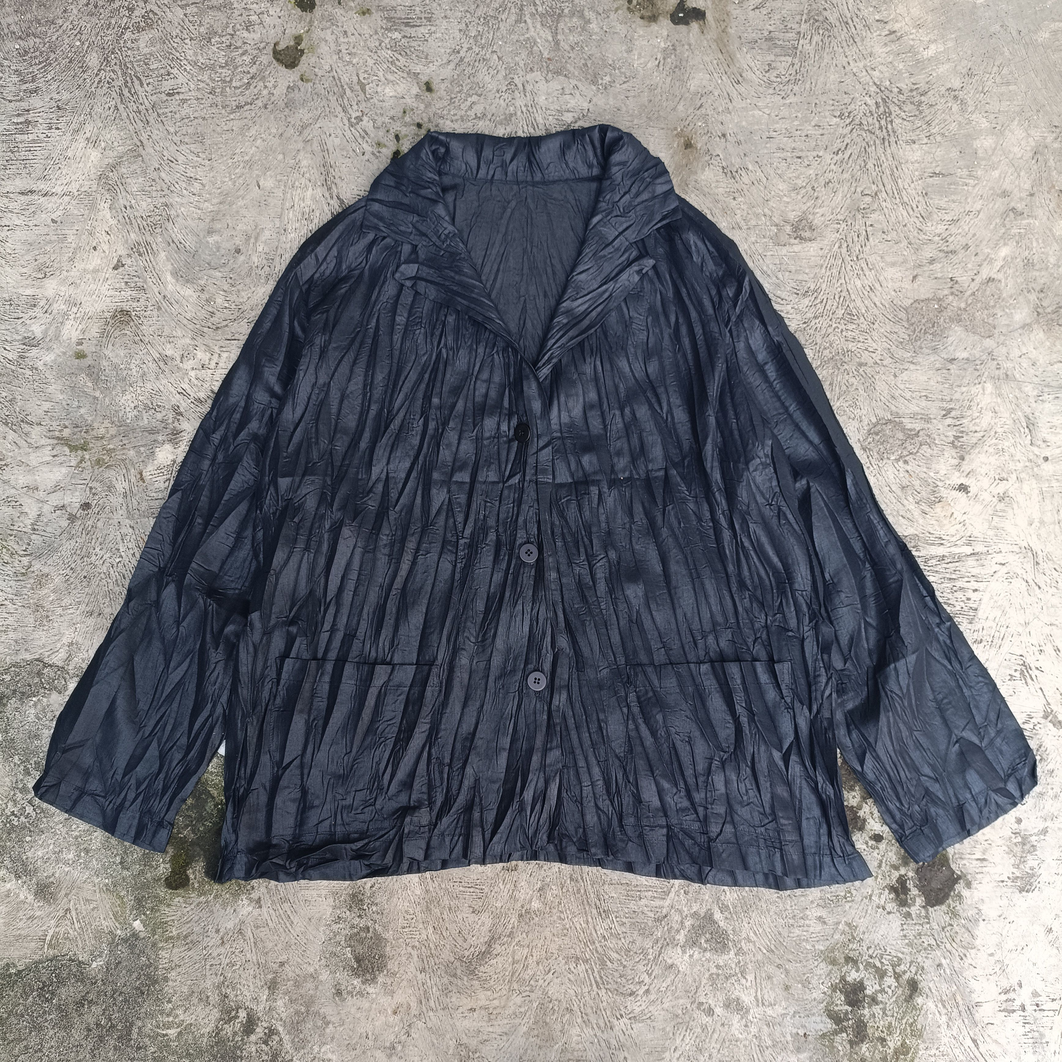 Pleats Please Issey Miyake PLEATS PLEASE Outer Blazer Jacket Size M / US 6-8 / IT 42-44 - 2 Thumbnail