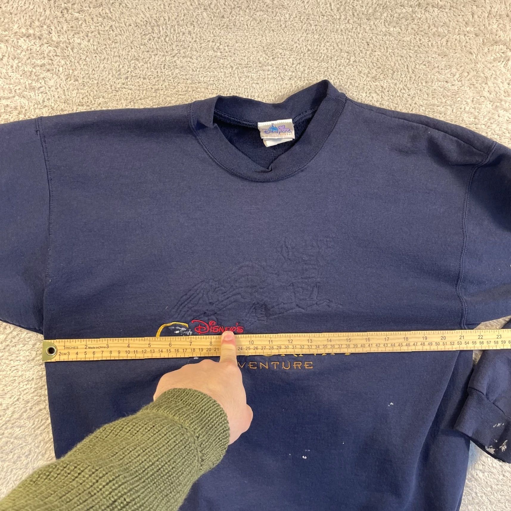Disney VINTAGE Disney California Adventure Crewneck Sweatshirt Adult Large Blue USA Y2K Size US L / EU 52-54 / 3 - 7 Thumbnail