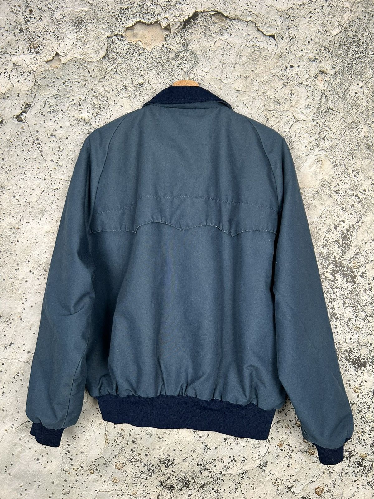 Other Vintage Navy Bomber Jacket Made in USA Military Archive 90s Size US XXL / EU 58 / 5 - 5 Thumbnail
